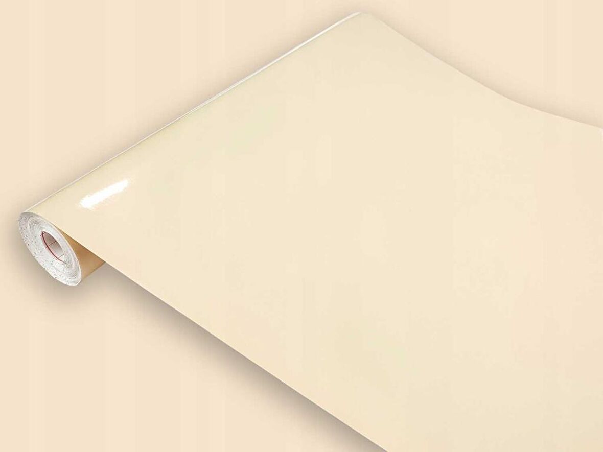 D-c-fix 446-2214 Parlak Krem Kendinden Yapışkanlı Folyo (45cm x 2mt)