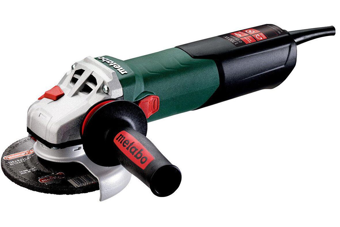 Metabo WEV 17-125 Quick Avuç Taşlama 1700W 125mm Devir Ayarlı