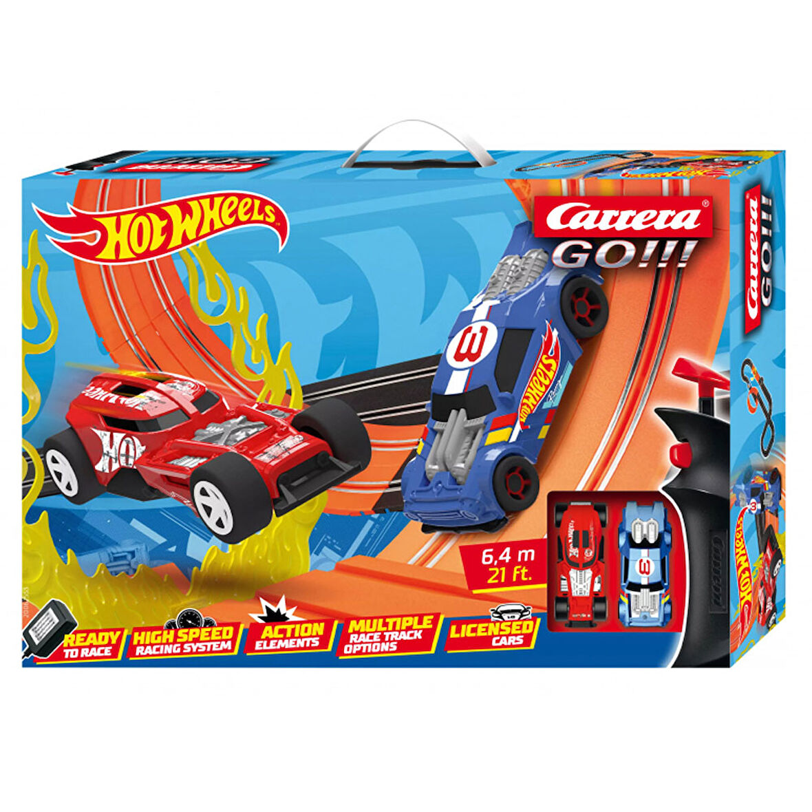 Carrera GO Hot Wheels 6.2 m 62553