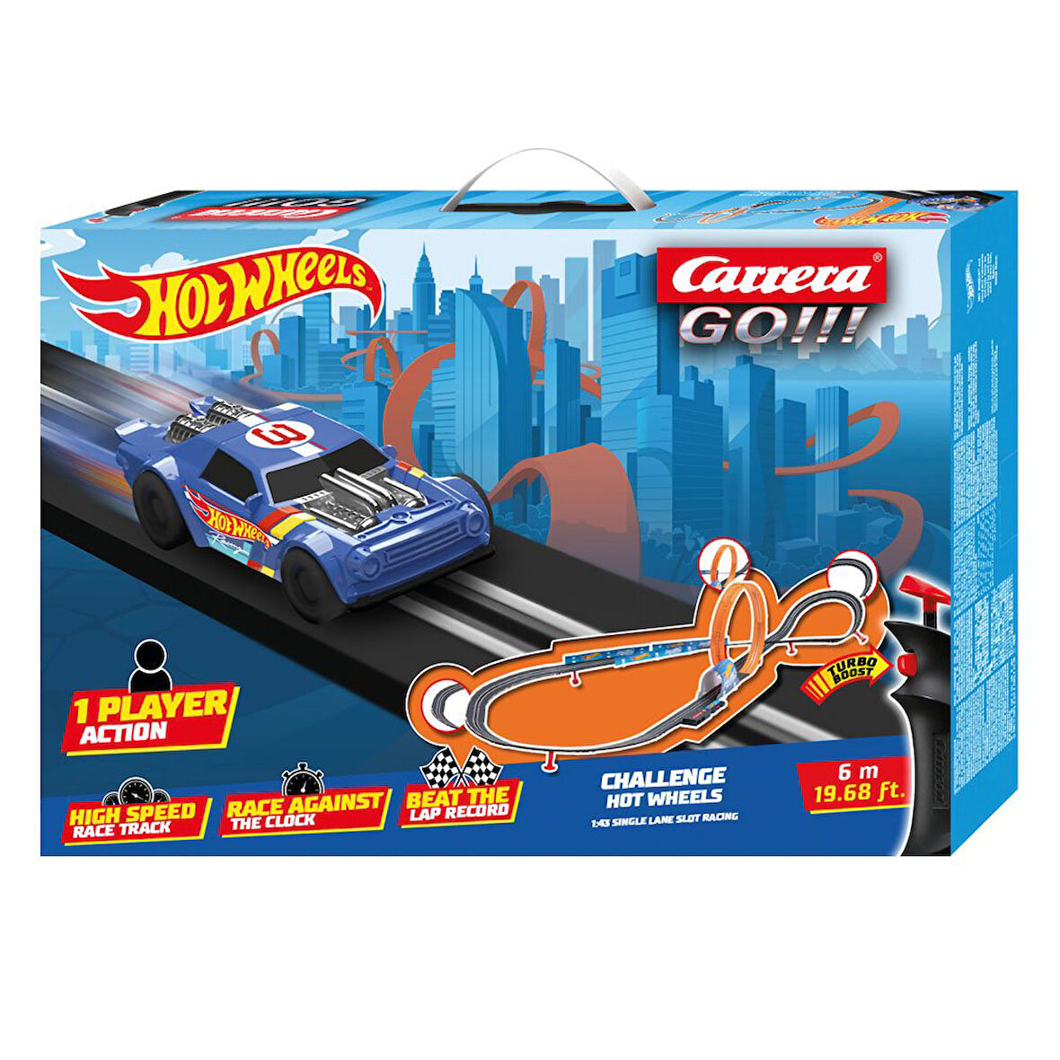 CARRERA GO CHALLENGE 68000 HOTWHEELS