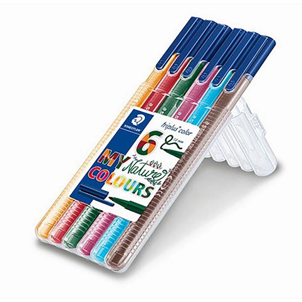 Staedtler Keçeli Kalem 6Lı Natural 323 Sb6Cs2