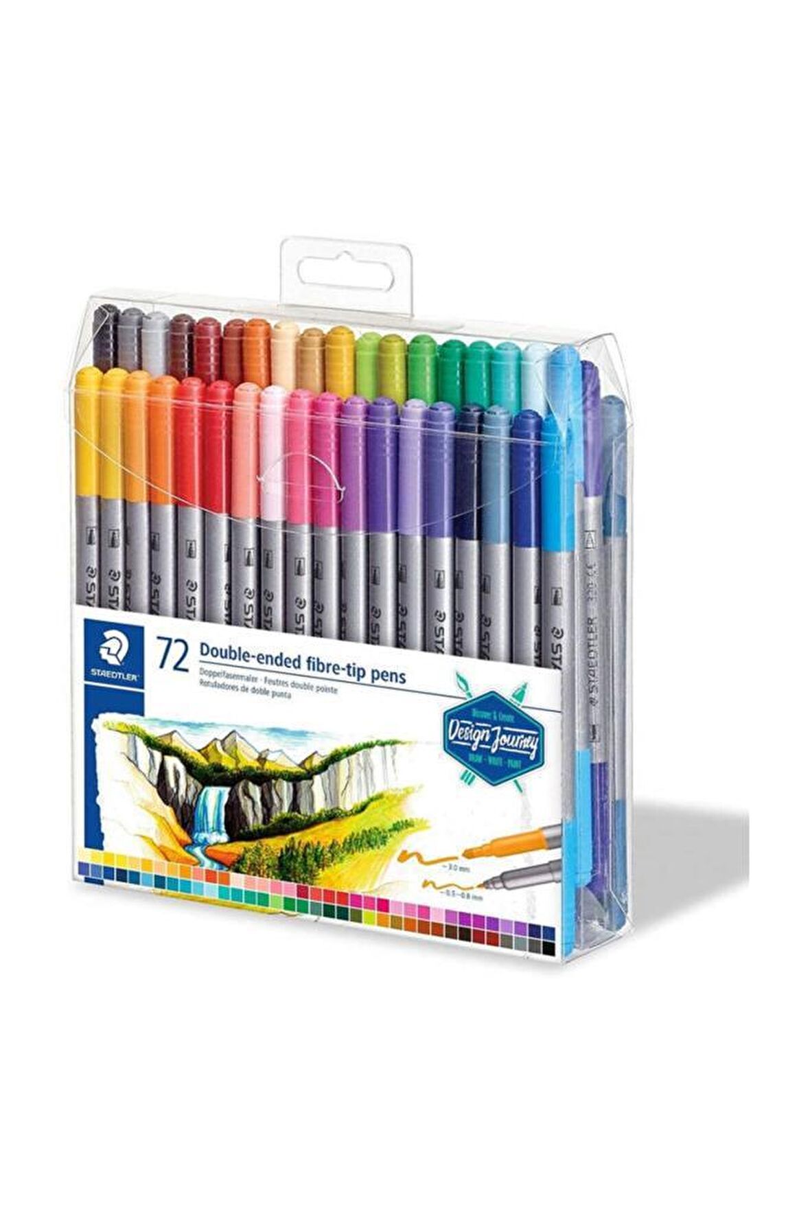 Staedtler Çift Uçlu Keçeli Kalem 72'li