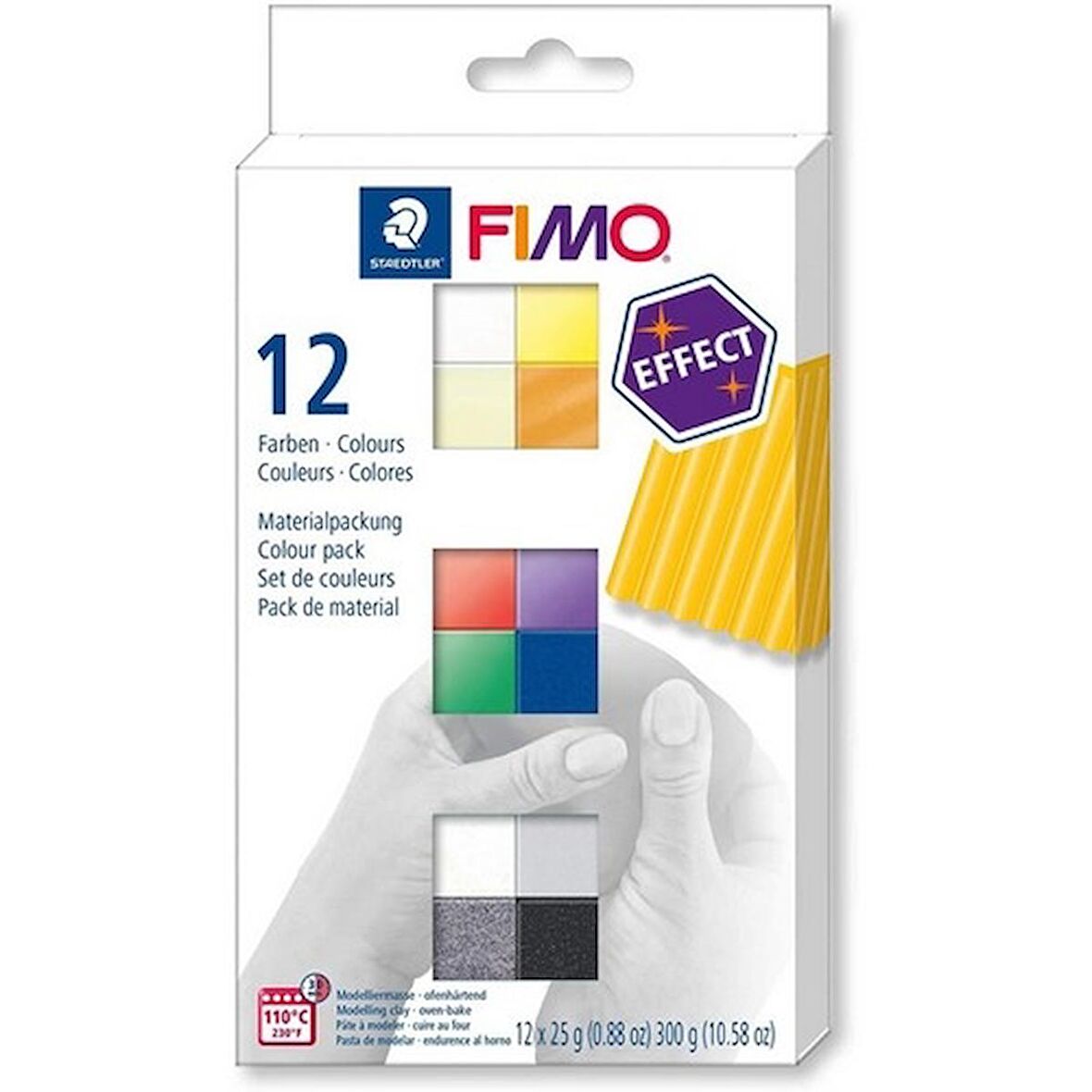 STAEDTLER FIMO 8013 C12-1 SET MODELLEME KİLİ EFFECT MP