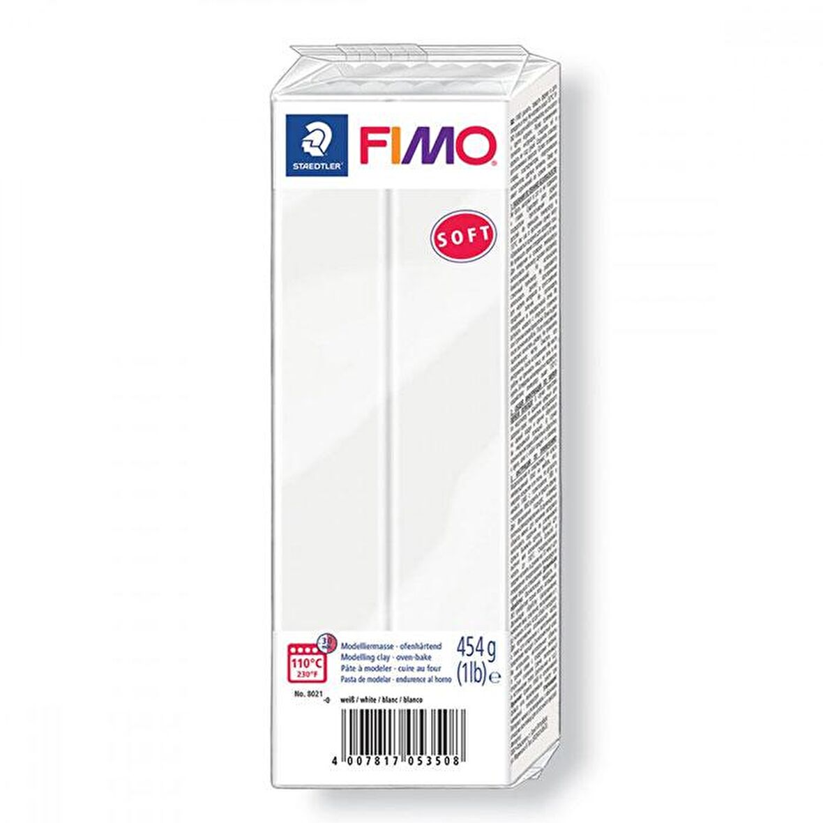 Fimo Soft Polimer Kil 454g No:0 White