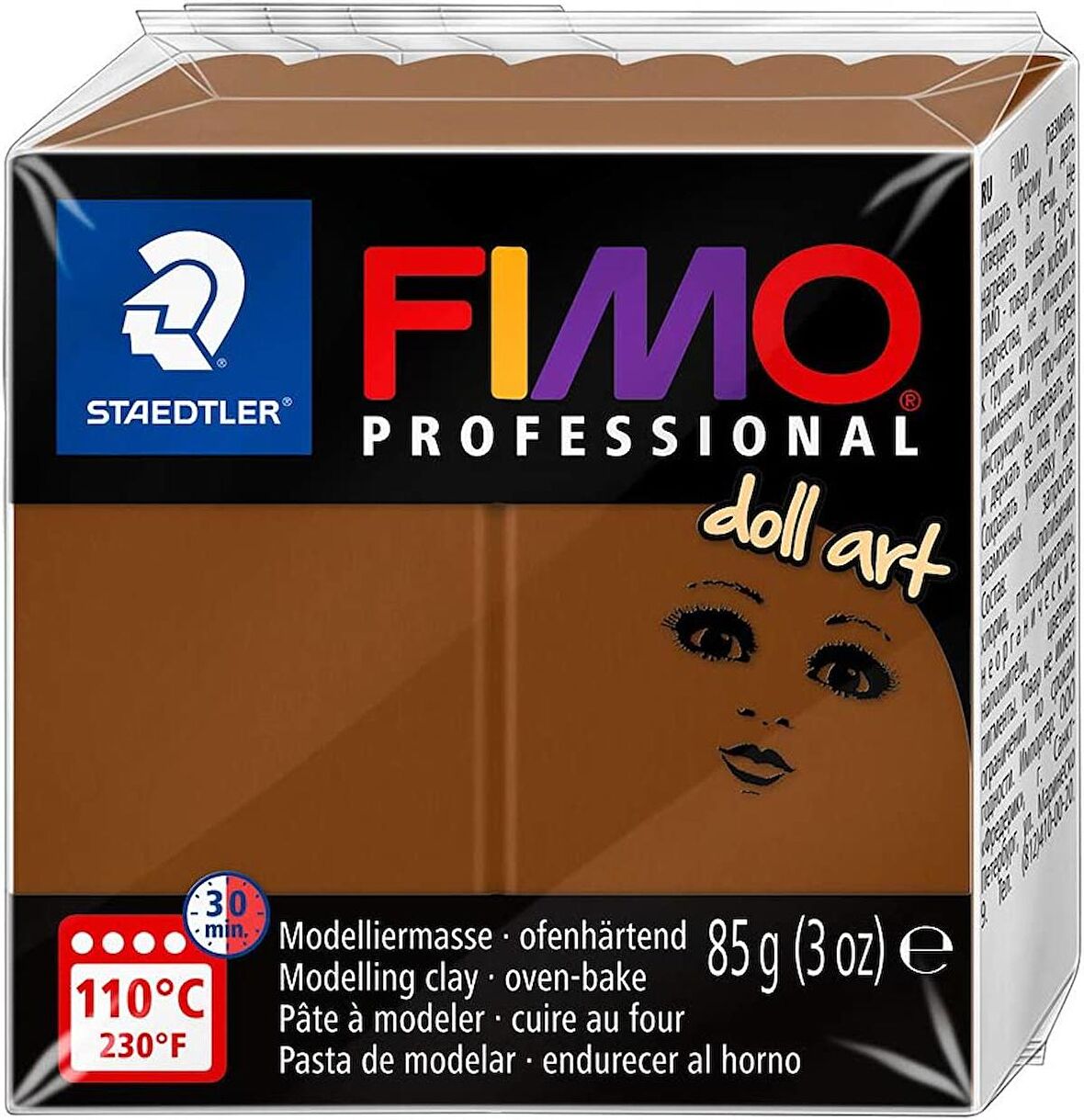 Staedtler Fimo Professional Polimer Kil 85gr Doll Art Modelleme Kili Nougat / 8027-78