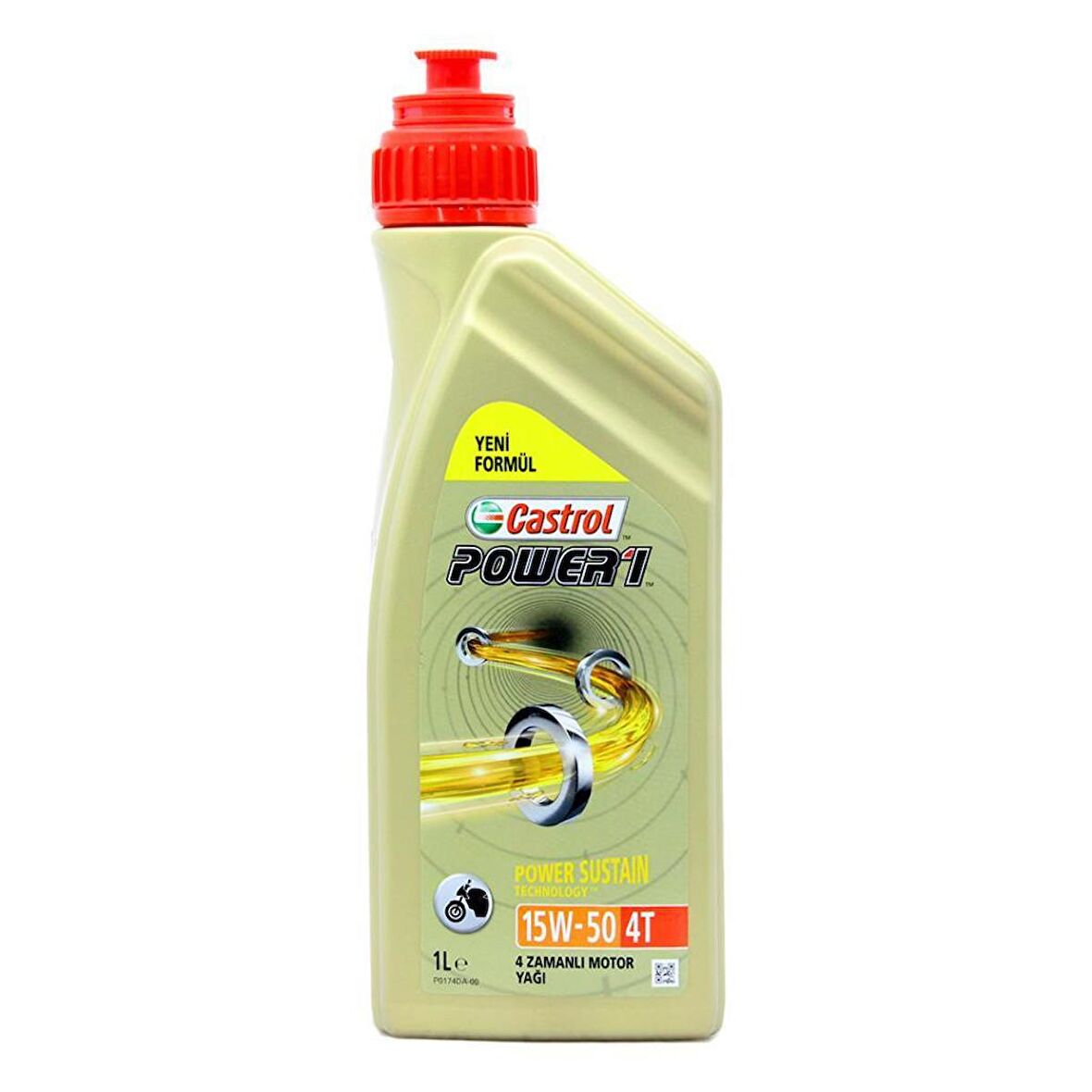 Castrol Power 1 4T 15W-50 1 Lt 4 Zamanlı Motosiklet Yağı