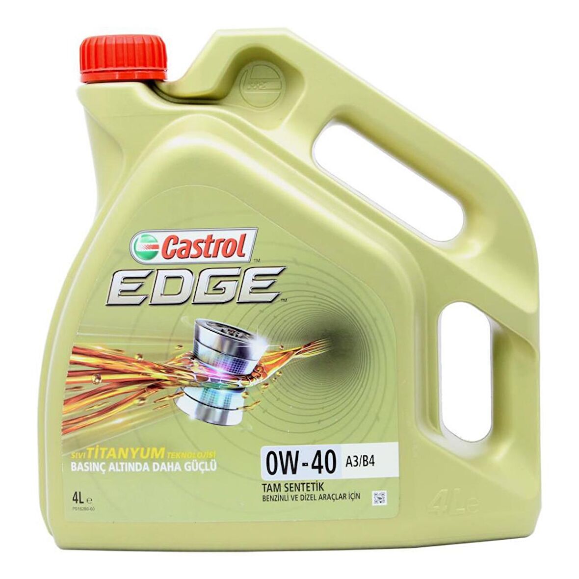Castrol Edge Titanium 0W-40 4 Lt Tam Sentetik Motor Yağı