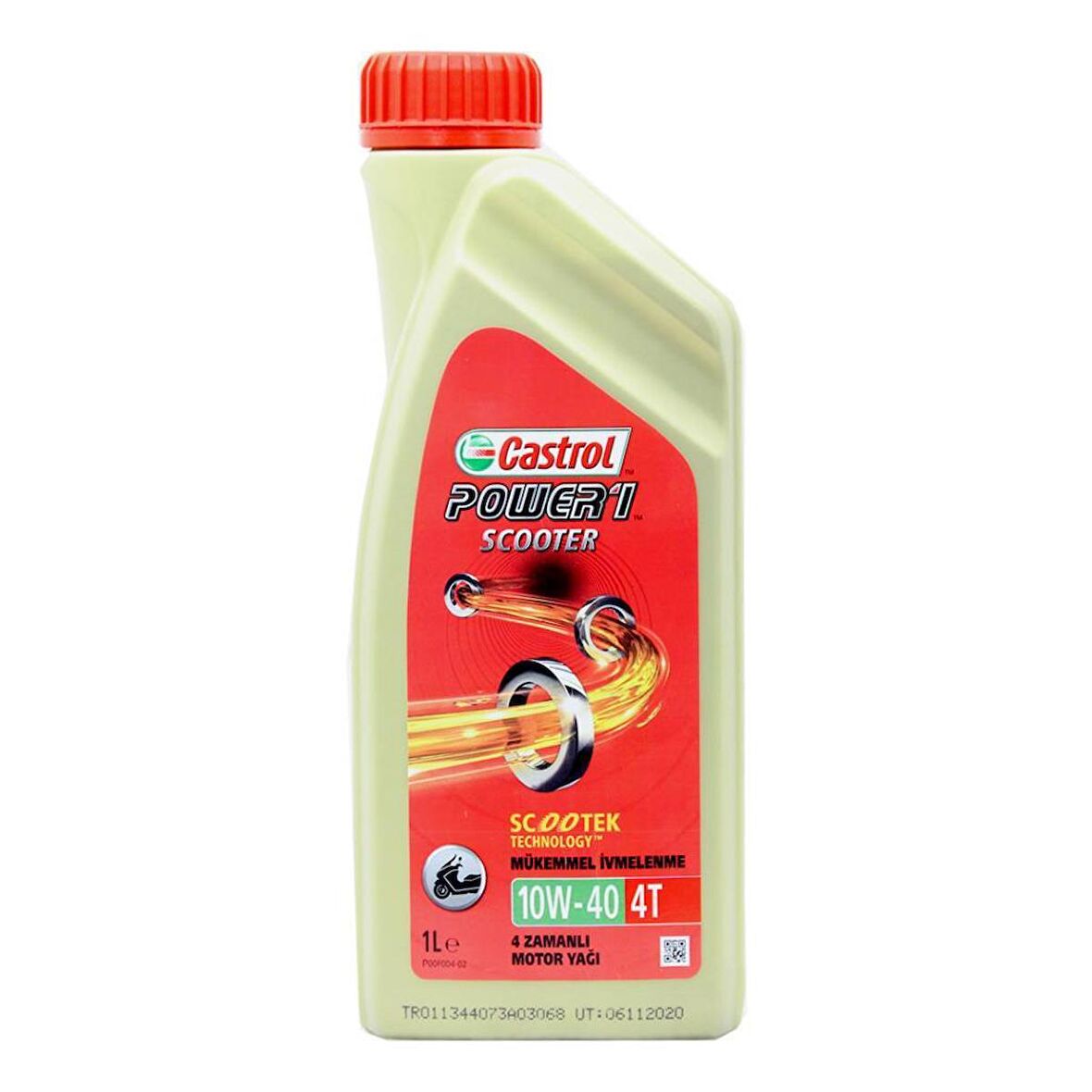 Castrol Power 1 Scooter 10W-40 4T 1 Lt Motosiklet Yağı