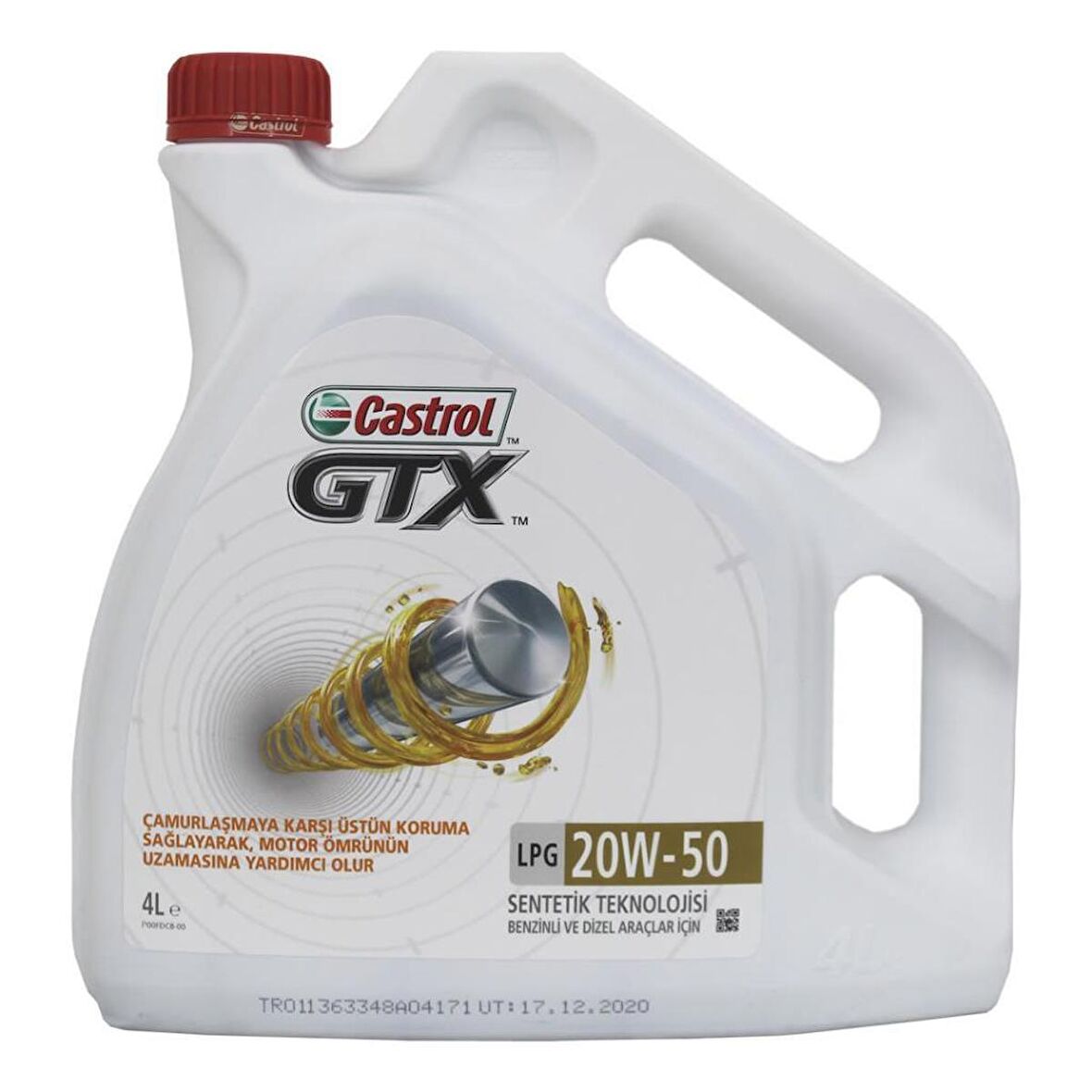 Castrol GTX LPG 20W-50 4 Lt LPG'li Araç Motor Yağı