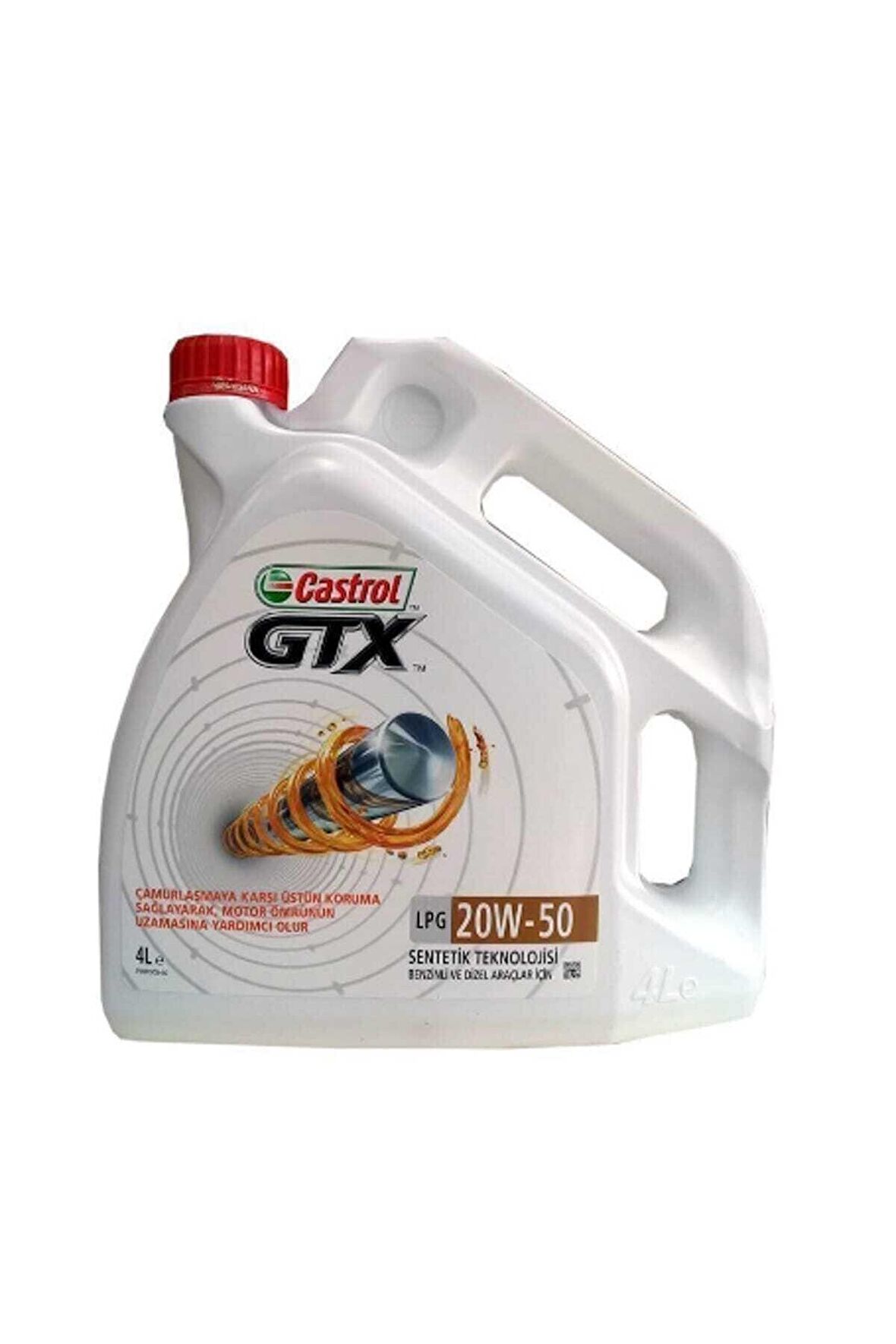 Castrol Gtx Lpg 20W-50 Sentetik 4 lt LPG Motor Yağı 