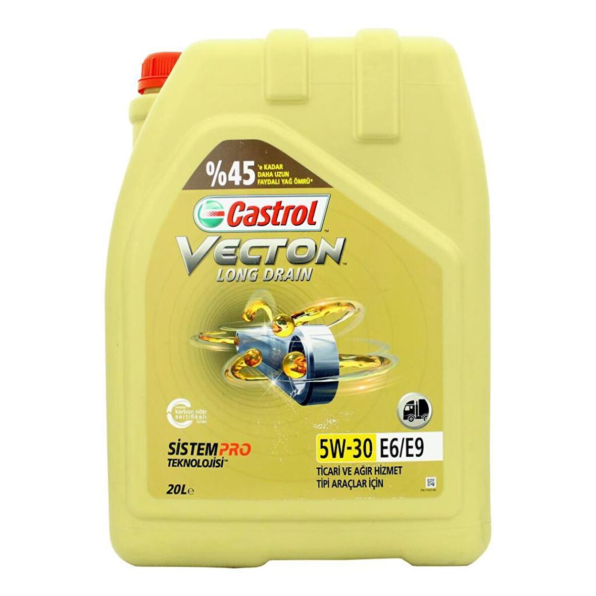 Castrol Vecton Fuel Saver 5W-30 E7 20 Lt Tam Sentetik Motor Yağı