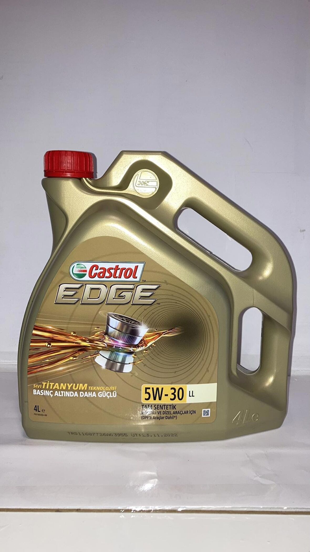 CASTROL EDGE 5W-30 LL TAM SENTETİK PARTİKÜLLÜ MOTOR YAĞI