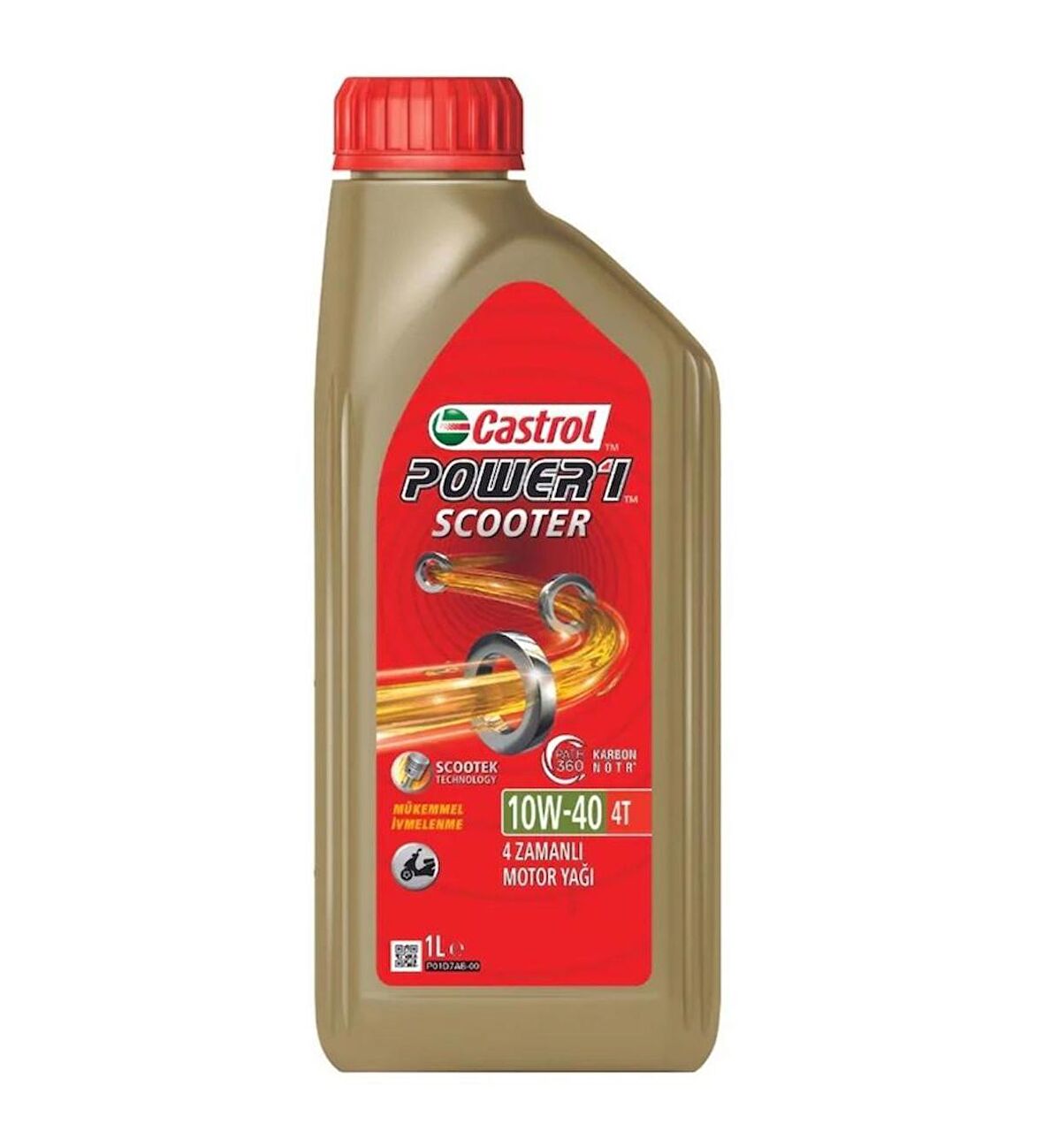 Castrol Power1 Scooter 10W-40 4T Motosiklet Yağı 1Lt