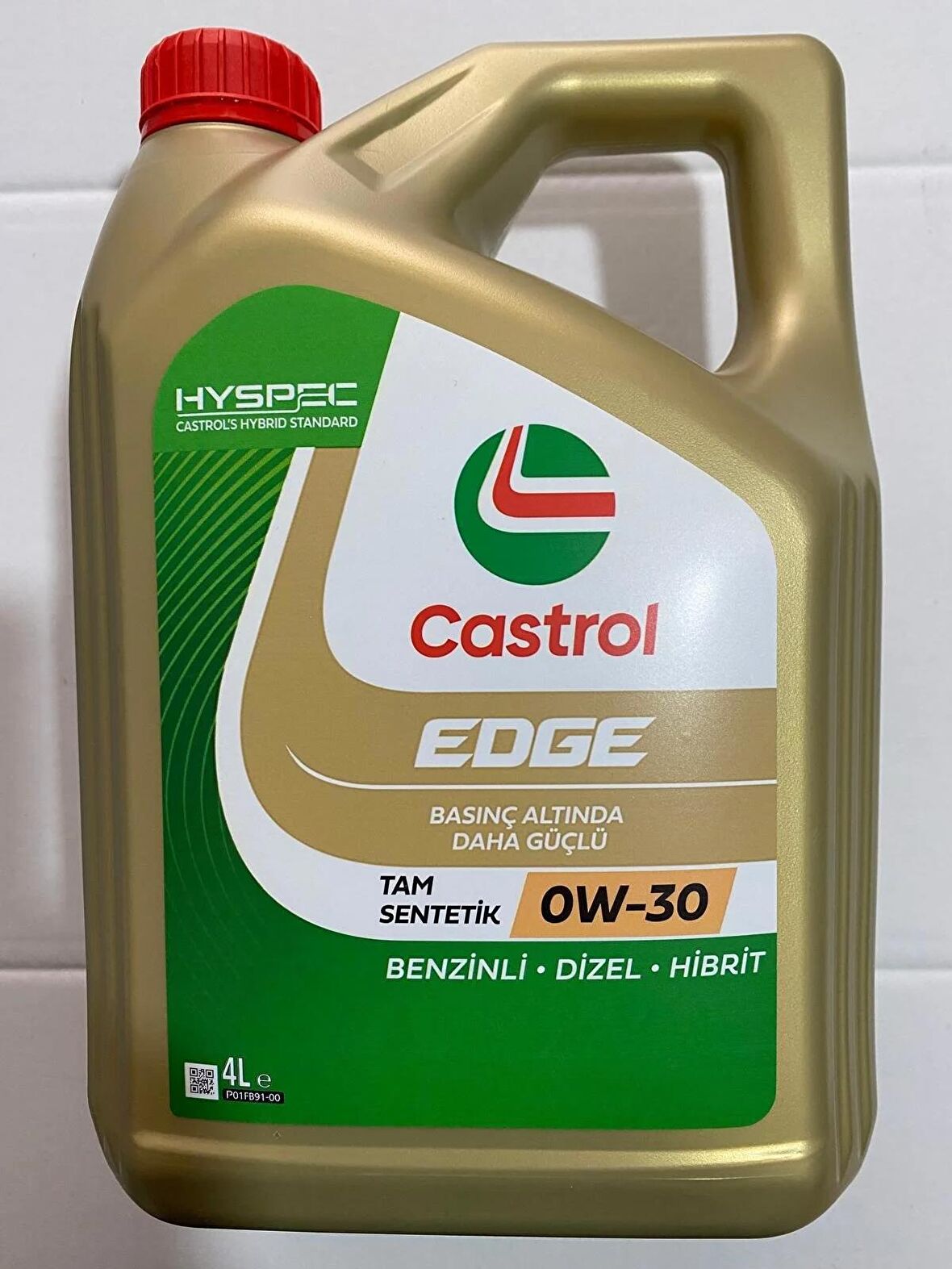 Castrol Edge 0W-30 4L Tam Sentetik ( Benzinli-Dizel-Hibrit ) Ü.Y.2024