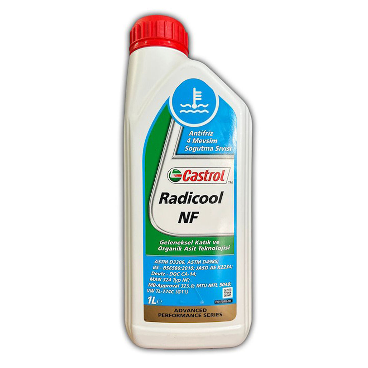 Castrol Radicool NF 1 Lt Konsantre Mavi Antifriz