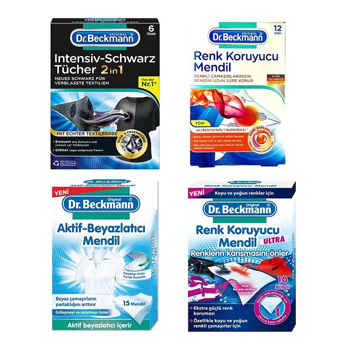 Dr. Beckmann Temizleyici Mendil 4lü Set