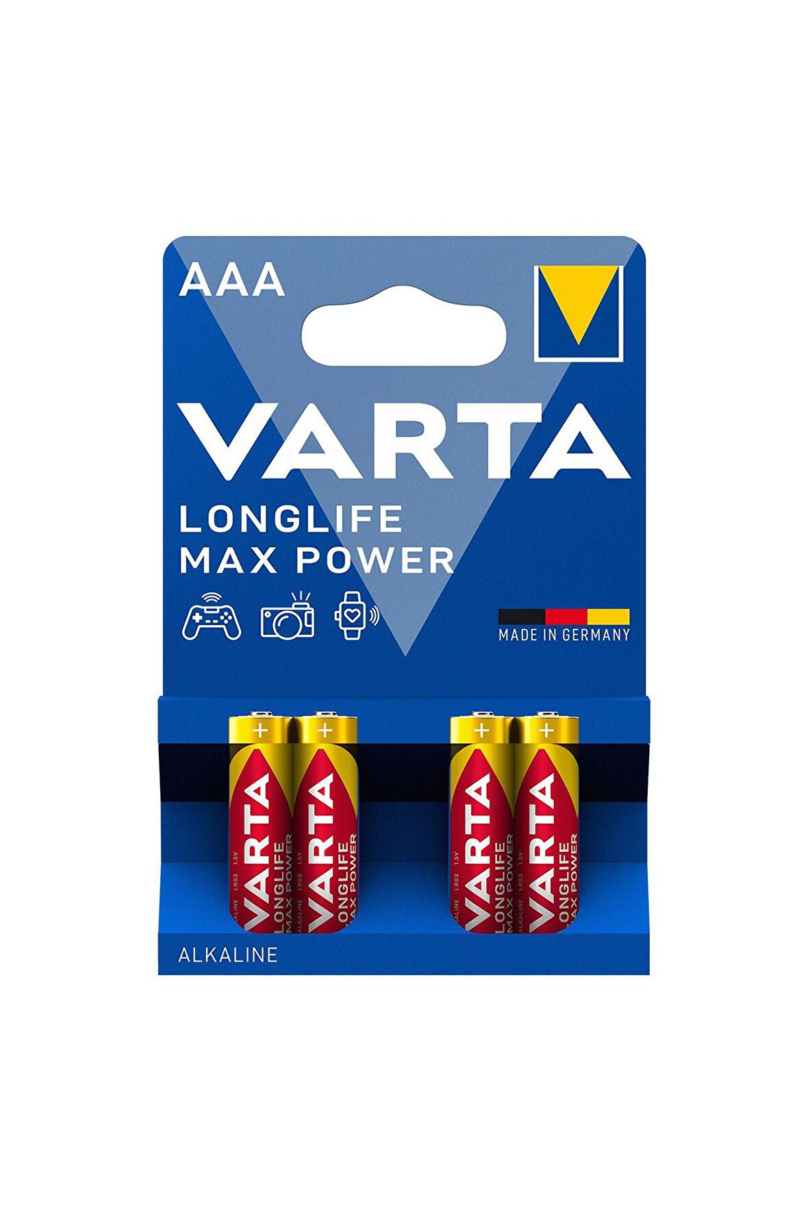 Varta İnce Pil AAA – Longlife Max Power 4’Lü