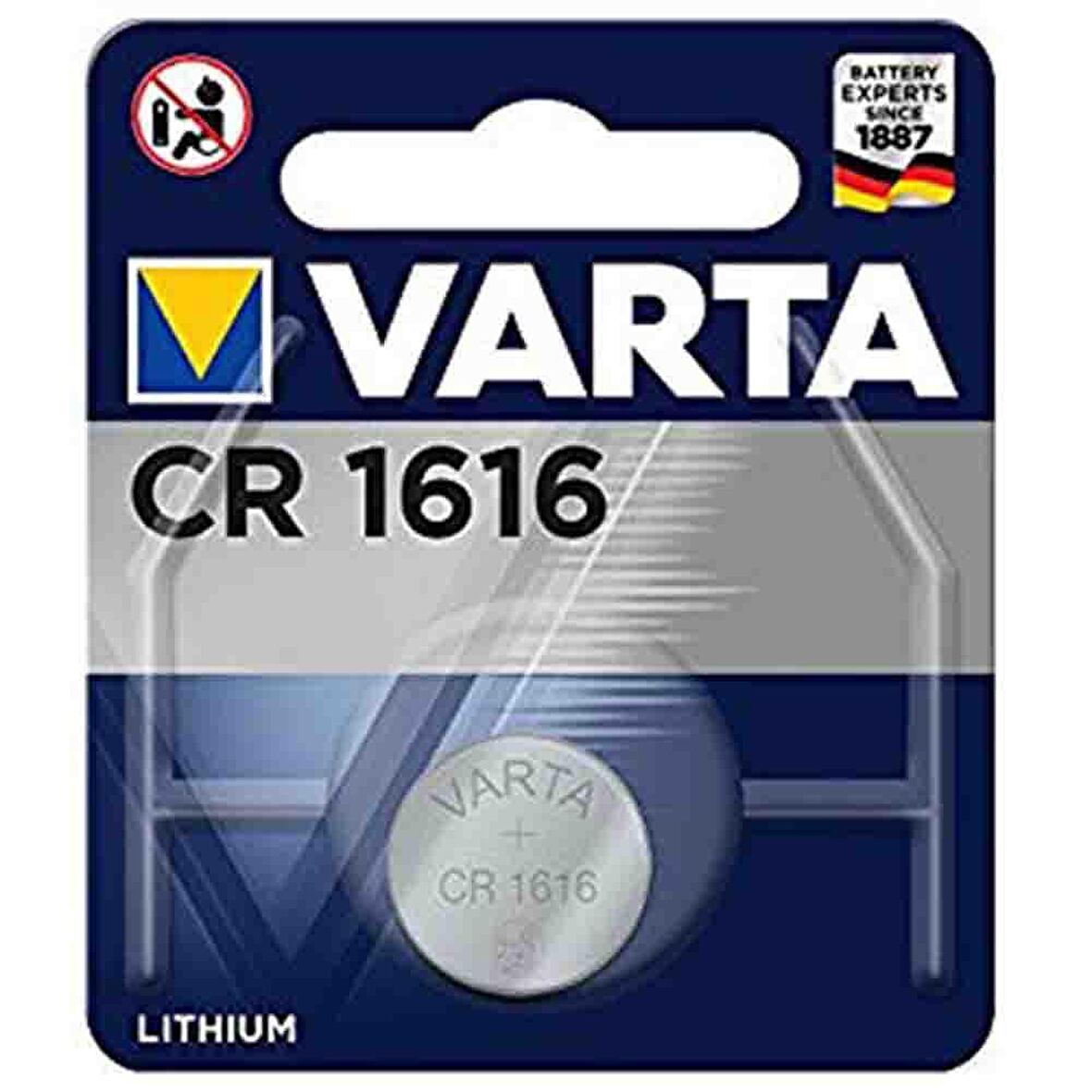 Varta Düğme Pil Elektronik Lityum CR 1616 Blister Tek li