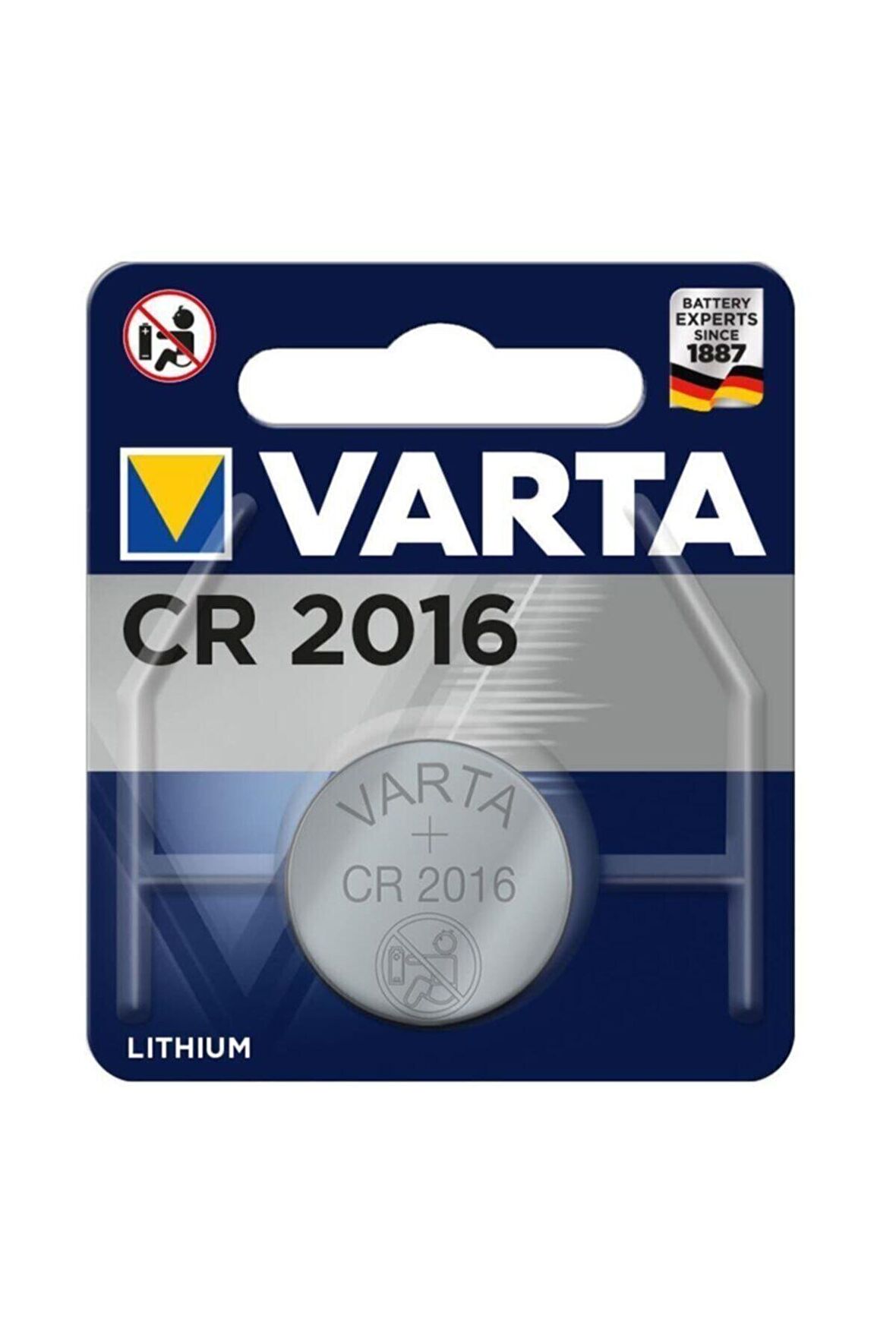 Varta Düğme Pil Elektronik Lityum CR 2016 Blister Tek li