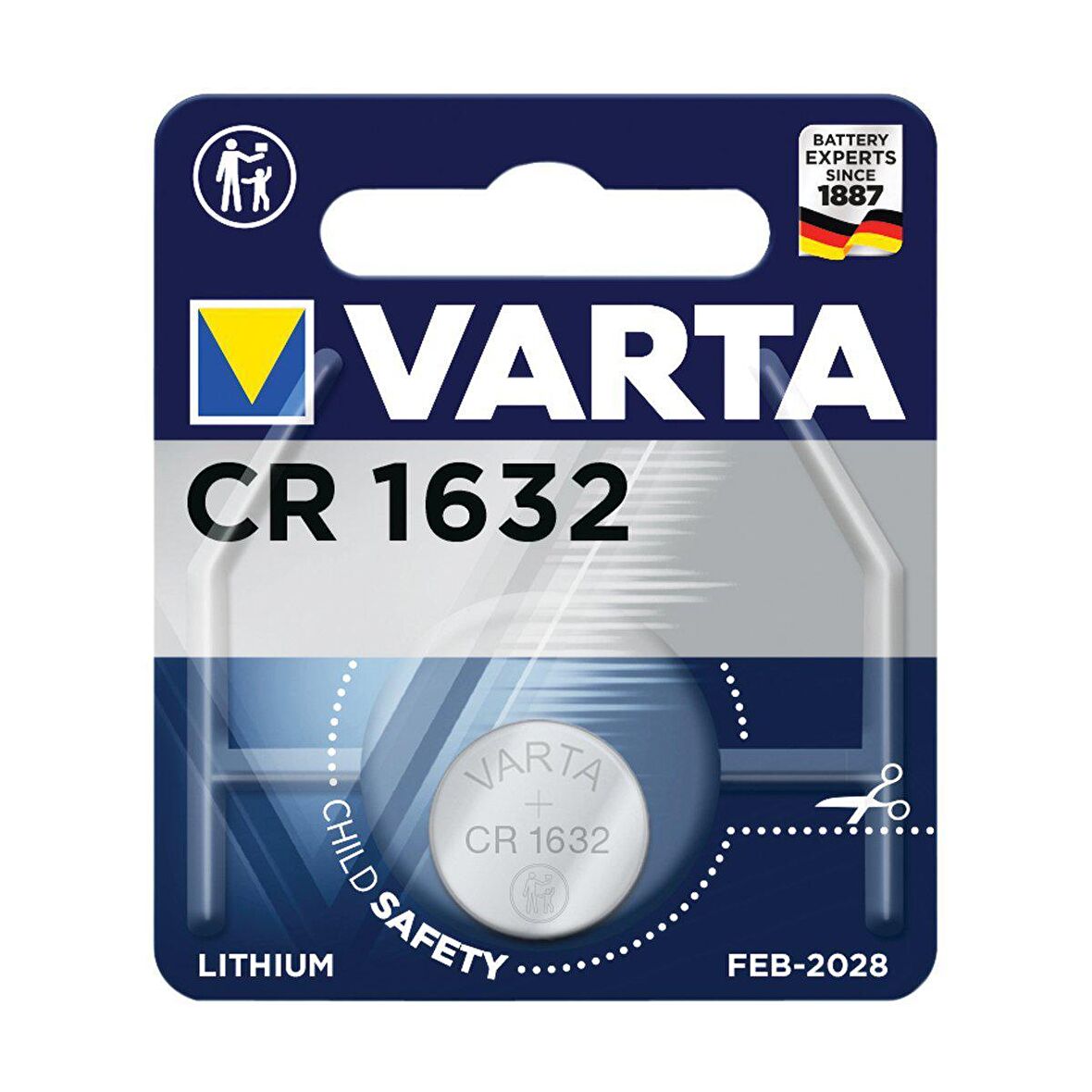 Varta Düğme Pil Elektronik Lityum CR 1632 Blister Tek li