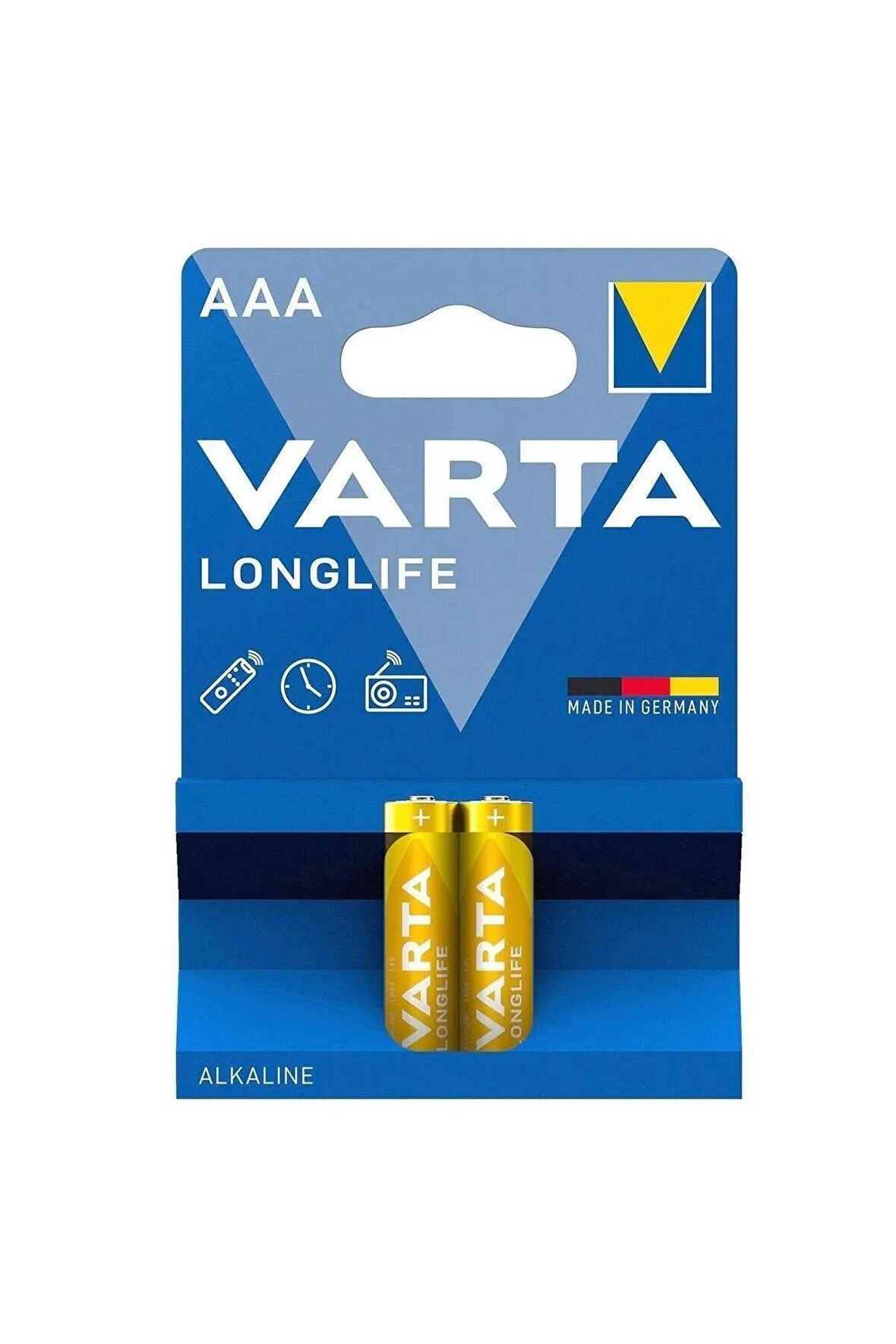 Varta4103 Longlife Alkalin AAA İnce Kalem Pil 2'li Paket