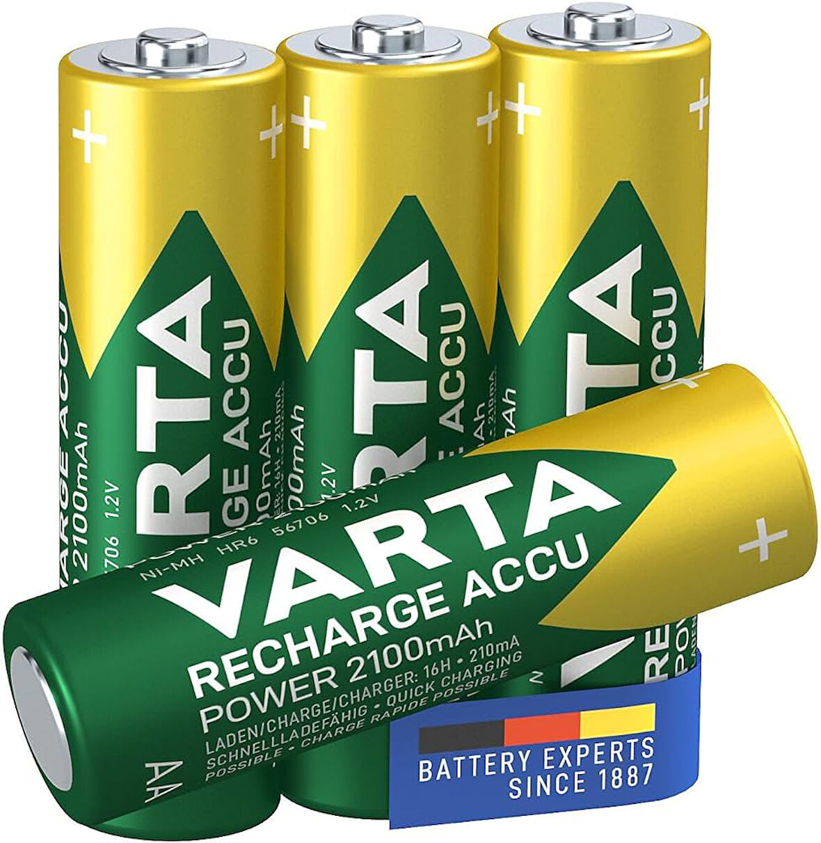 Varta 2100 mAh 1.2V AA Şarjlı Pil 4 Adet