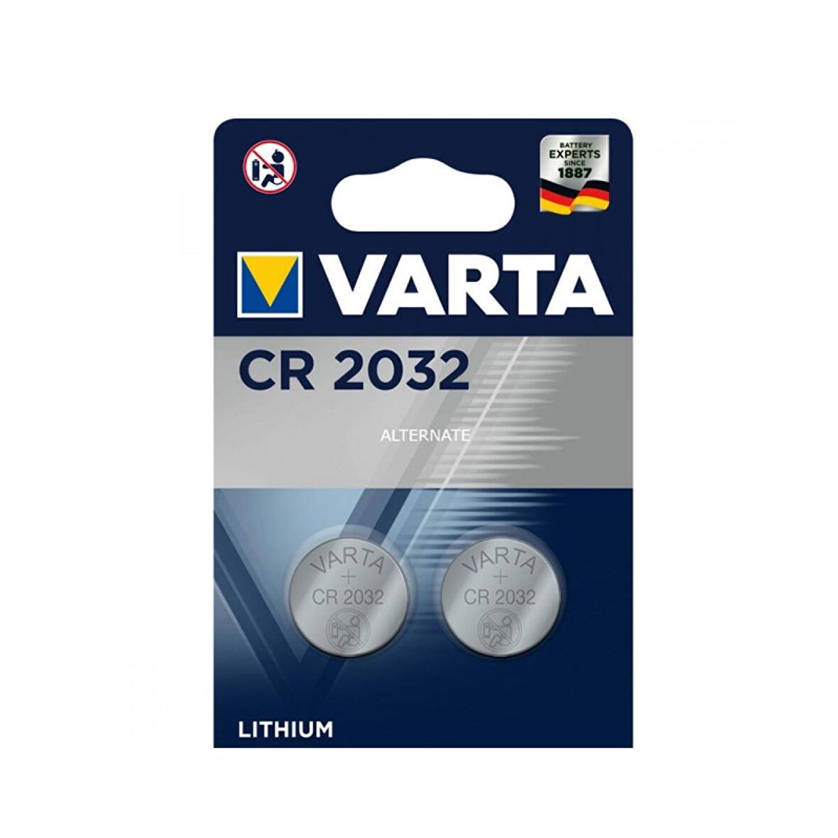 Varta Düğme Pil Elektronik Lityum CR 2032 Blister 2 li