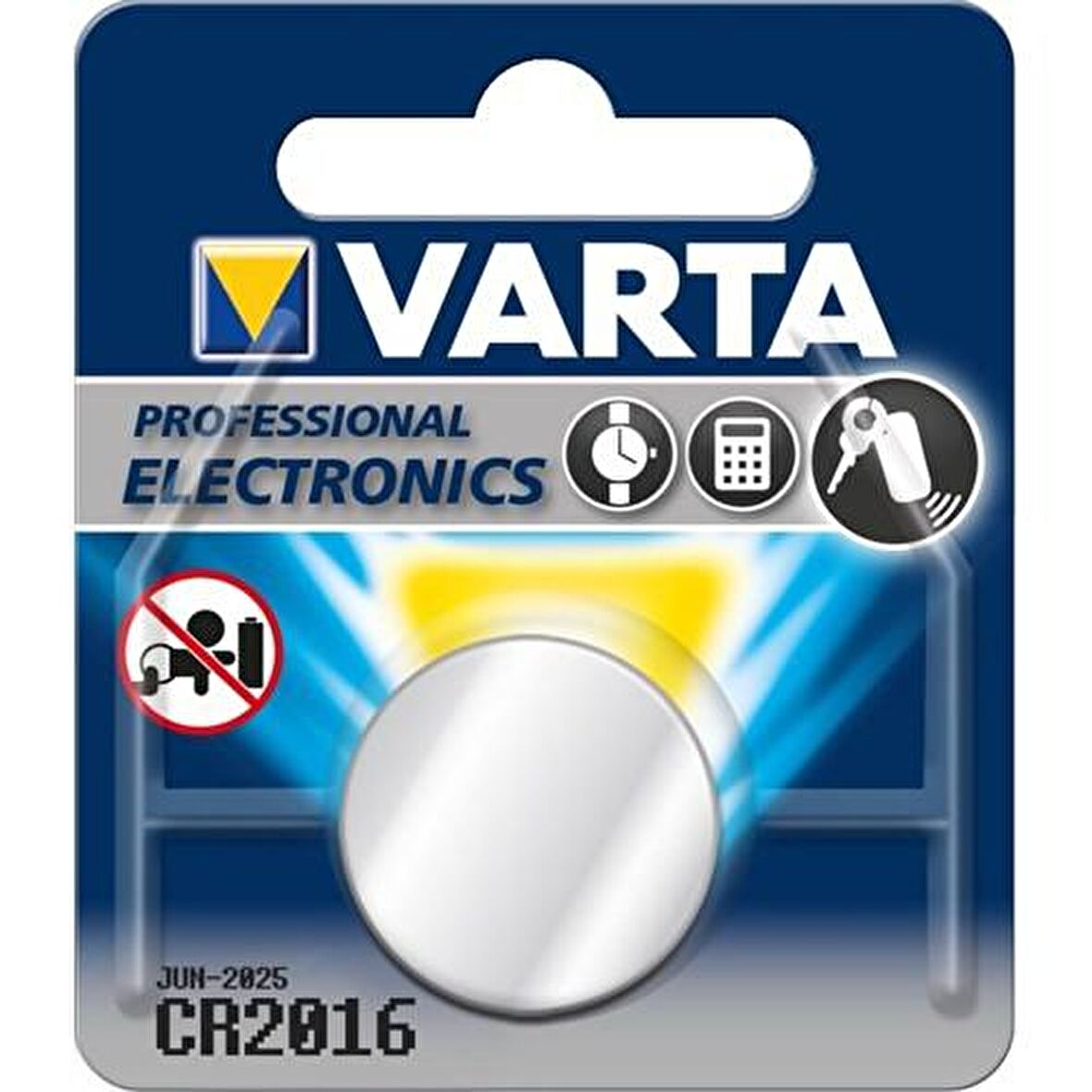 VARTA Lithium 10 Adet CR-2016 3V Lityum Pil