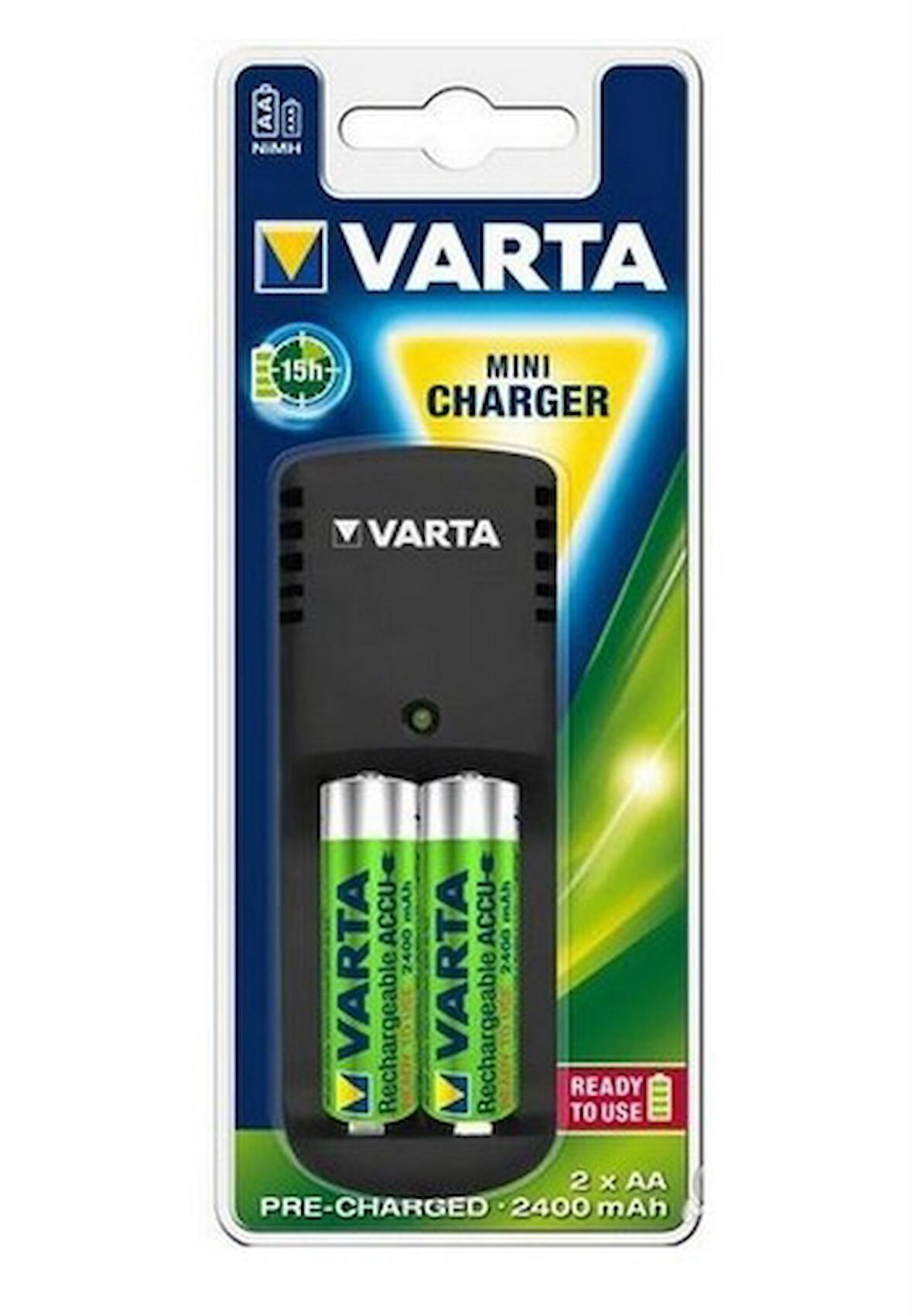 Varta Mini 2'li Şarj Cihazı + 2*2400 Mah AA Şarjlı Pil