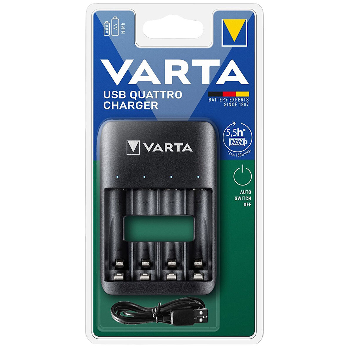 Varta 57652 4 lü AA+AAA Ni-Mh Pil Şarj Cihazı Aleti