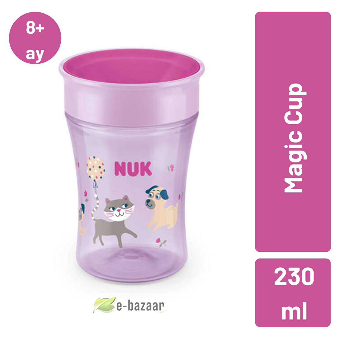 Nuk Magic Cup 230 ml I 8+ Ay I Mor