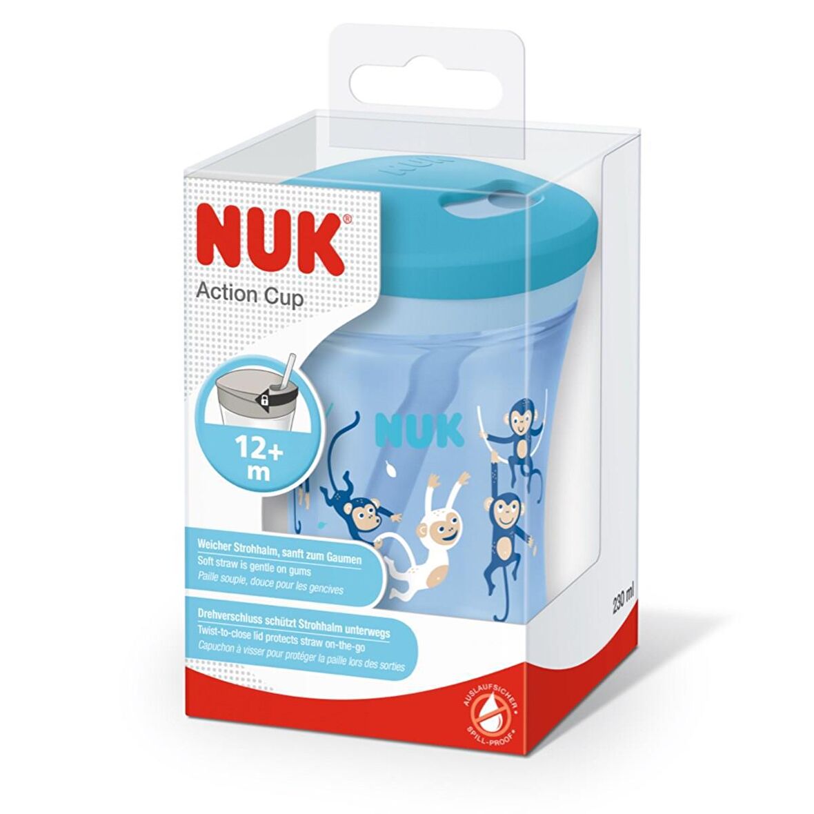 Nuk Evolution Action Cup 230 ML 751136 Mavi