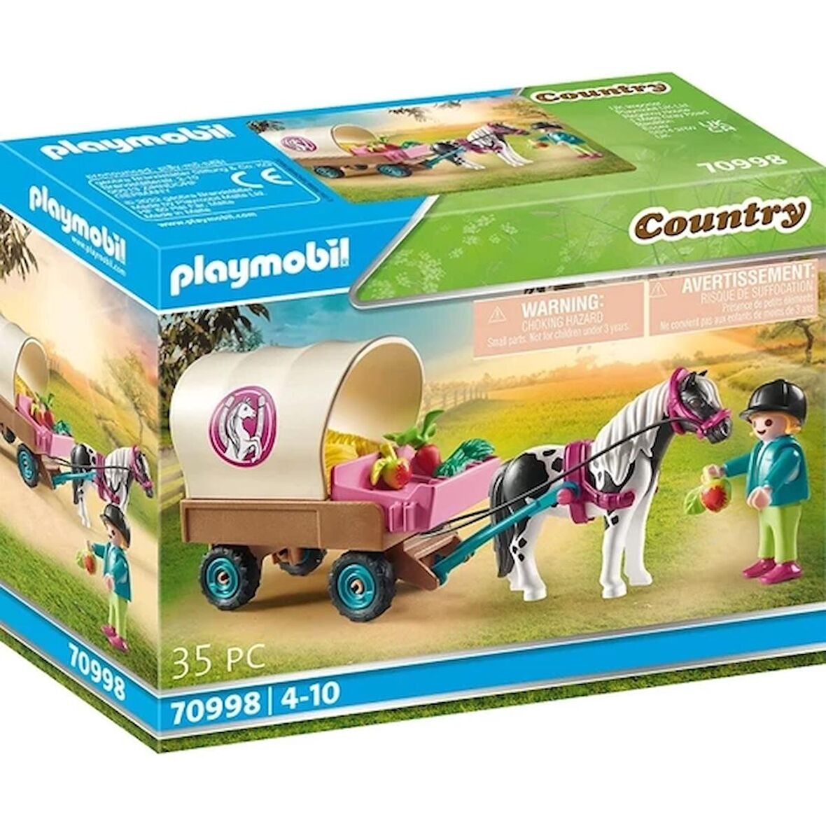 Playmobıl Midilli Arabası, 70998, Renkli