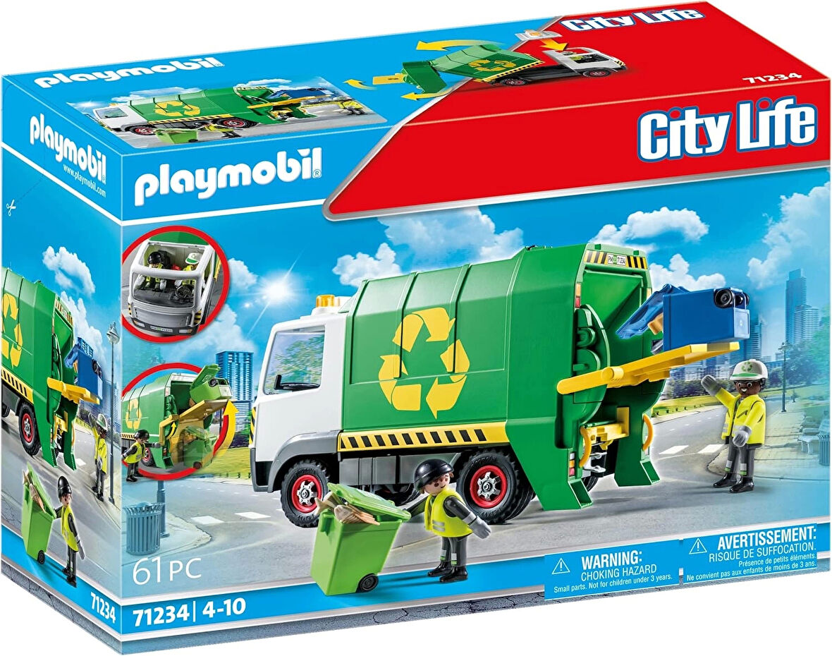 Playmobil 71234 Geri Dönüşüm Kamyonu