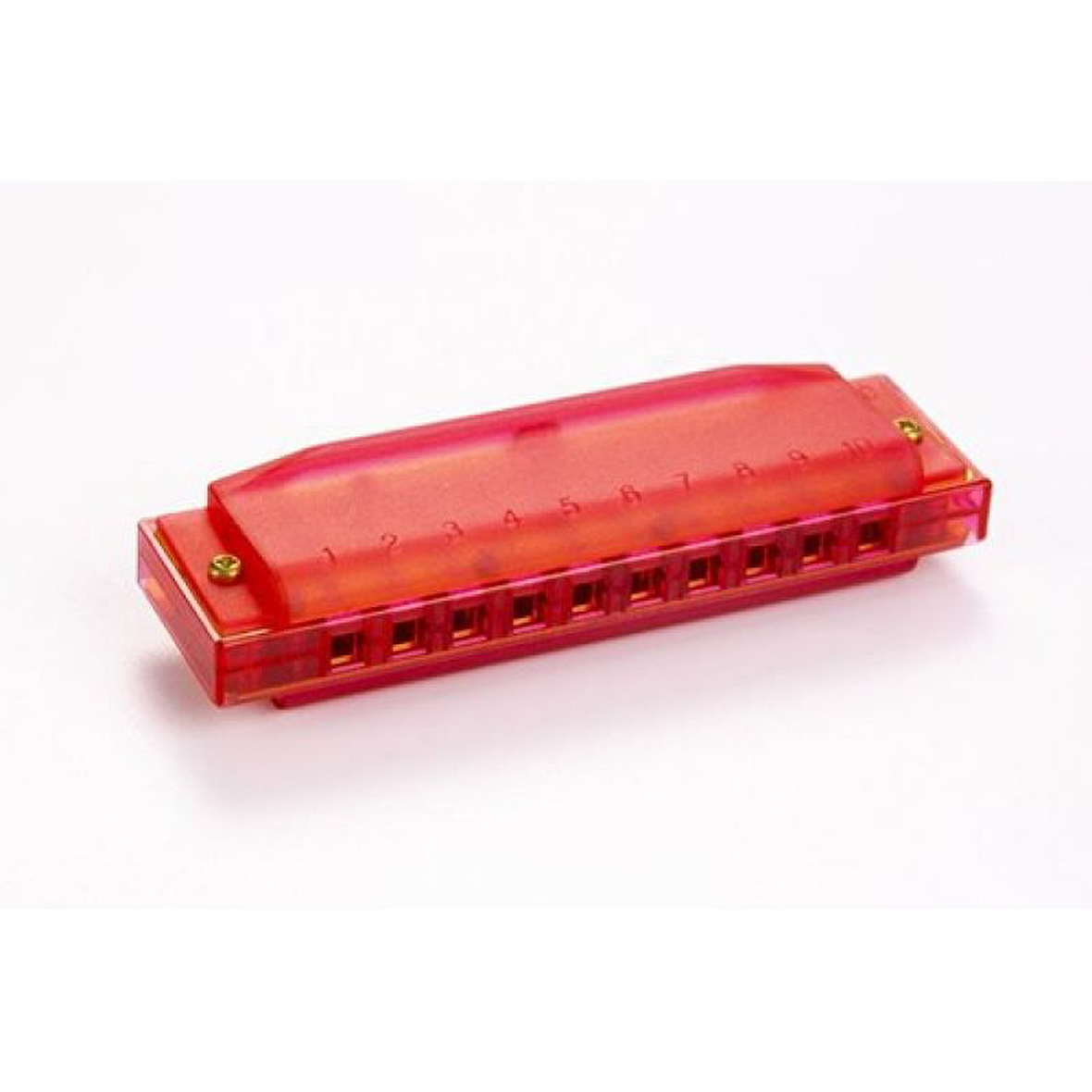 Hohner M1110R Translucent Red Harp (Do Majör)