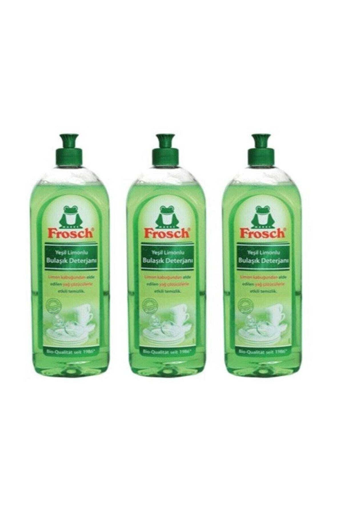 Frosch Limonlu Sıvı Elde Yıkama Deterjanı 3 x 750 ml 