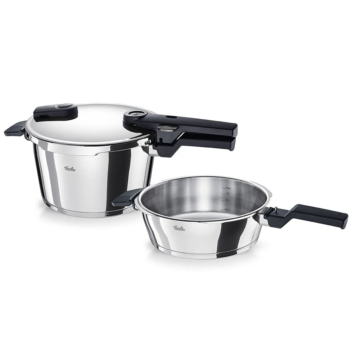 Fissler Vitaquick Glossy Düdüklü Tencere 4,5+2,5 Litre