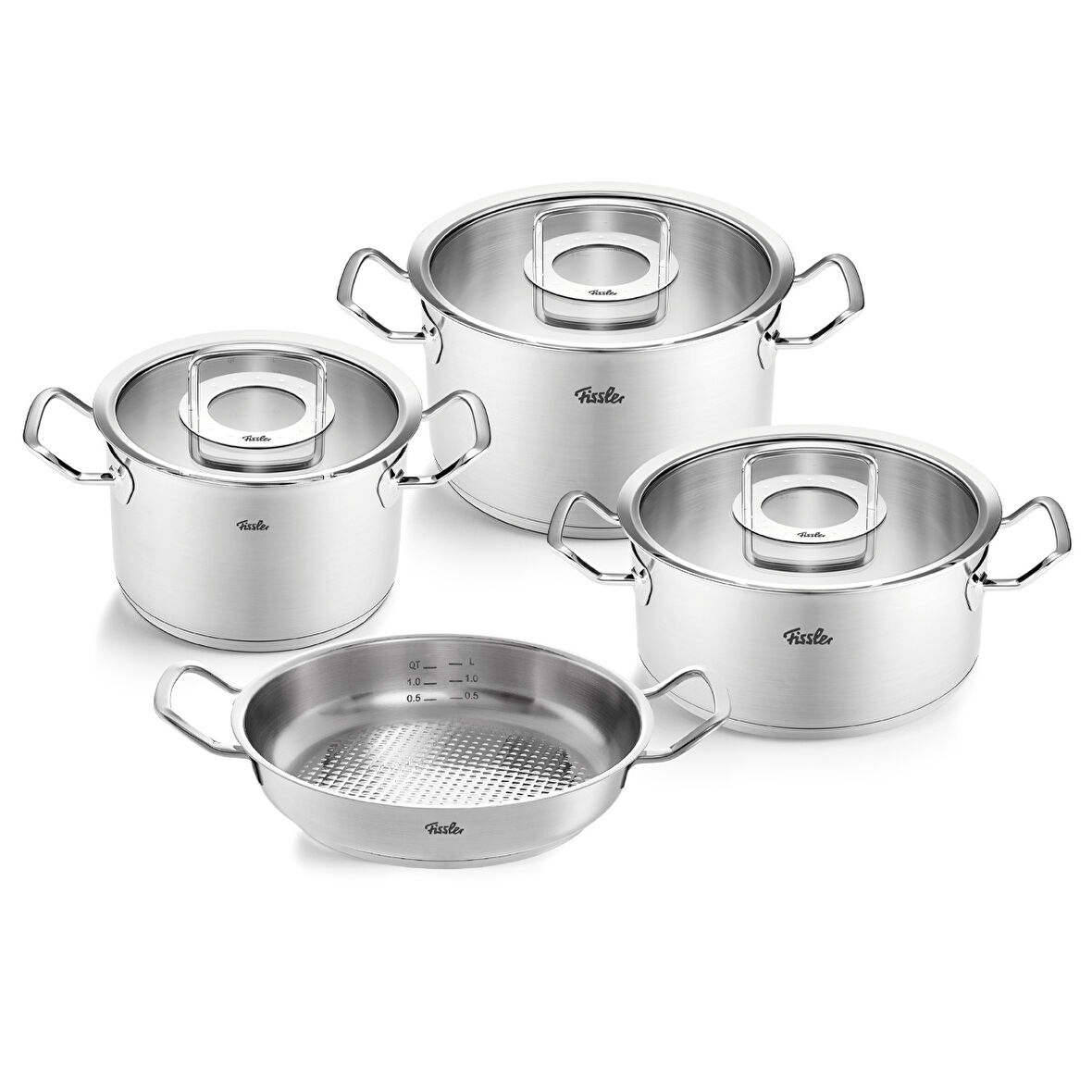 Fissler Original Profi Collection Cam Kapak 7 Parça Tencere Seti