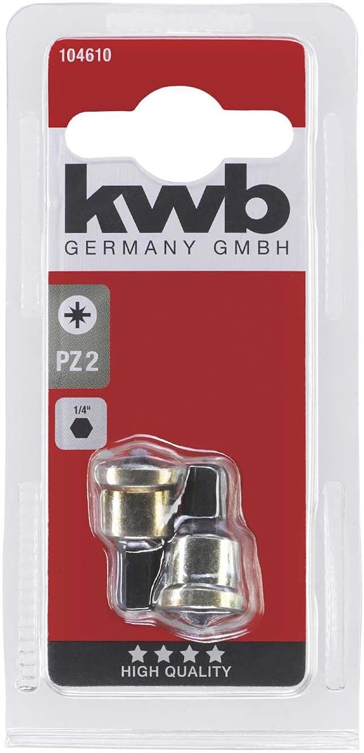 Kwb Stoplamalı Bits Ucu 1/4" PZ2 104610