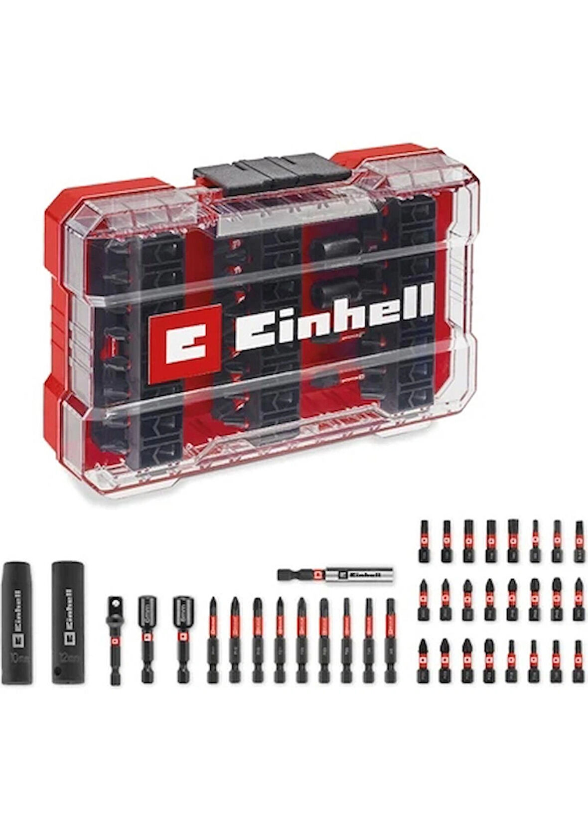 Einhell Bits uç ve Soket seti 39 parça, M-Case Kutu