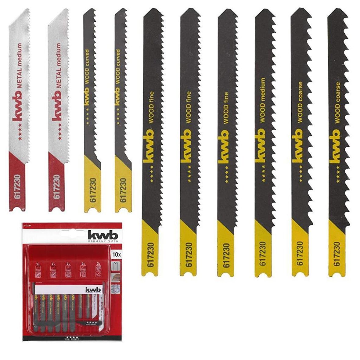 Kwb Dekupaj Testere Seti 10 Parça S30 49617230