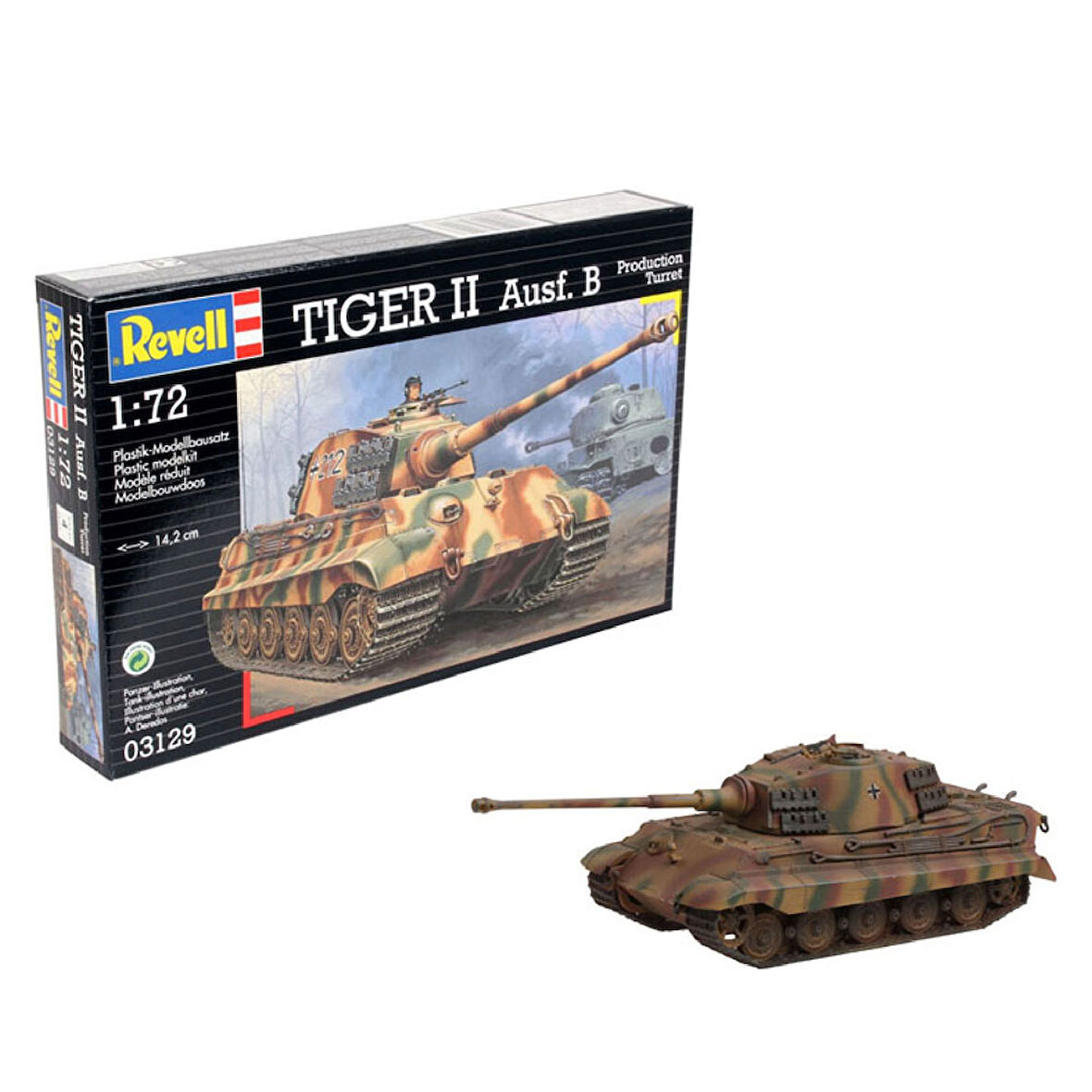 Revell Maket Seti 1:72 PZKPFW VI Königstiger 3129