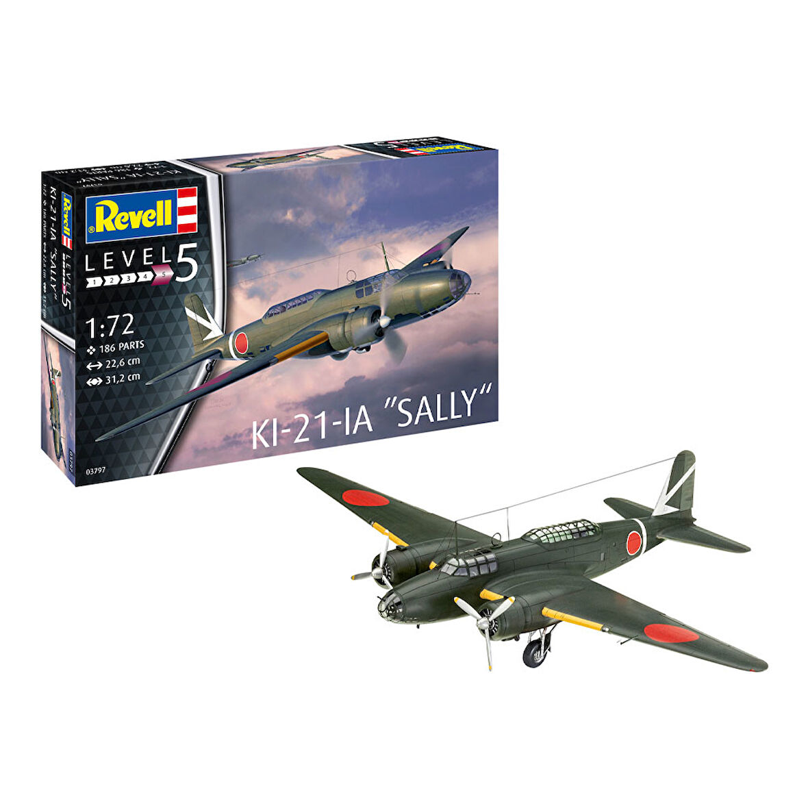 Revell Maket Model Kit Ki 21 la Sally 3797