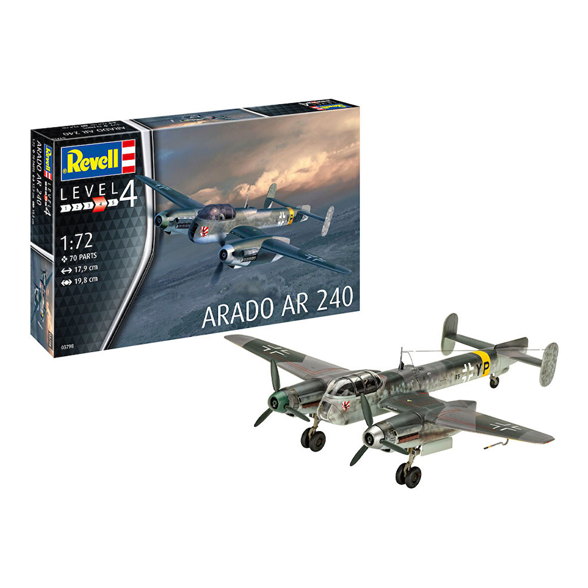 Revell Maket Model Kit Arado Ar 240  3798