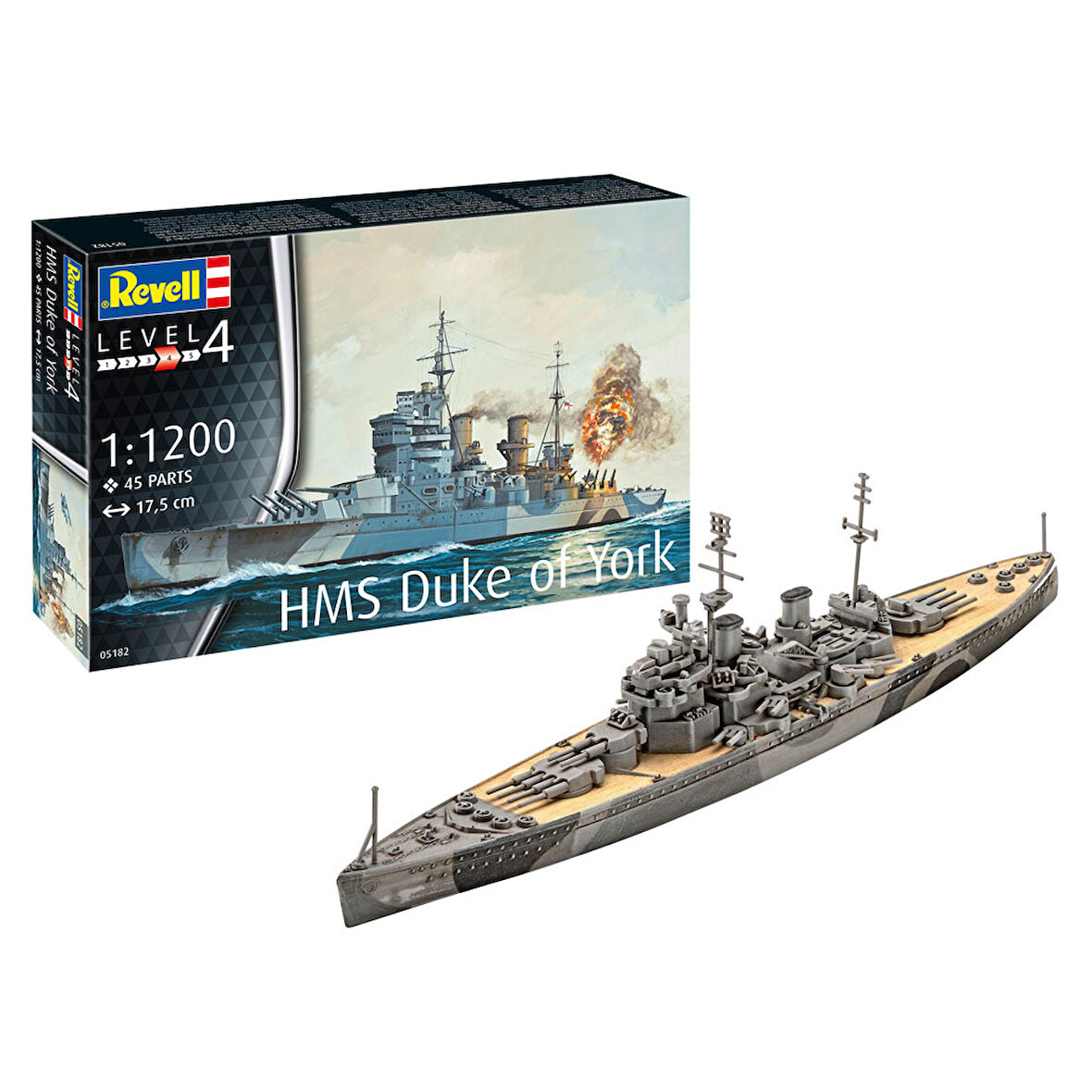 Revell Model Kit Gemi Battleship HMS Duke of York 05182