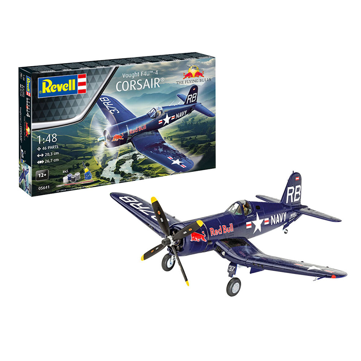 Revell Gift Set F4U-4 Corsair Flying Bulls  5641