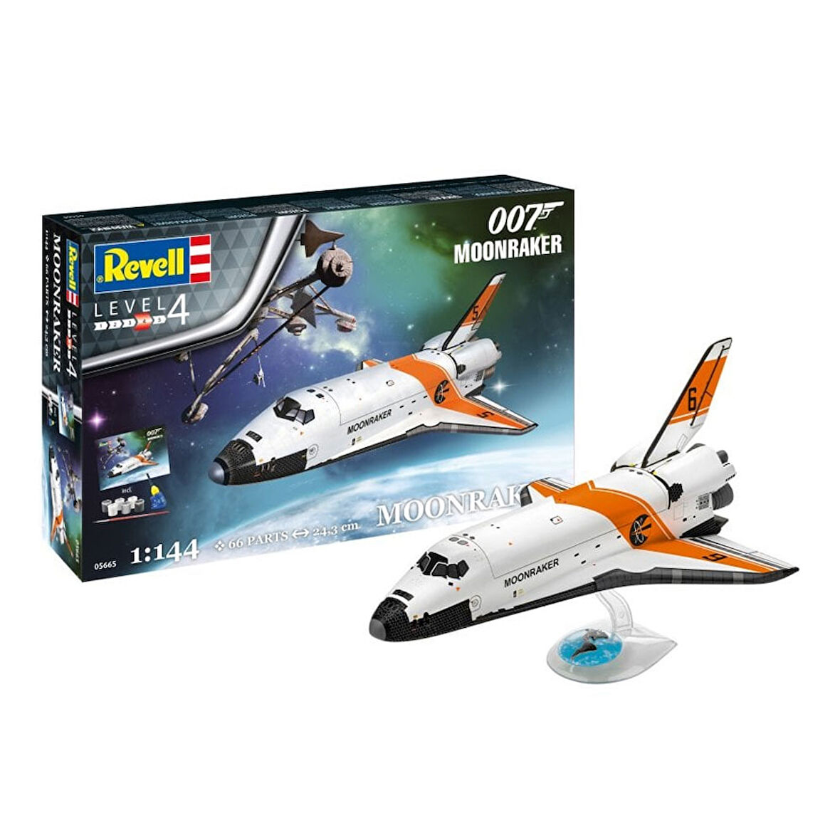 Revell Maket Gift Set James Bond Moonraker Space Shuttle 05665