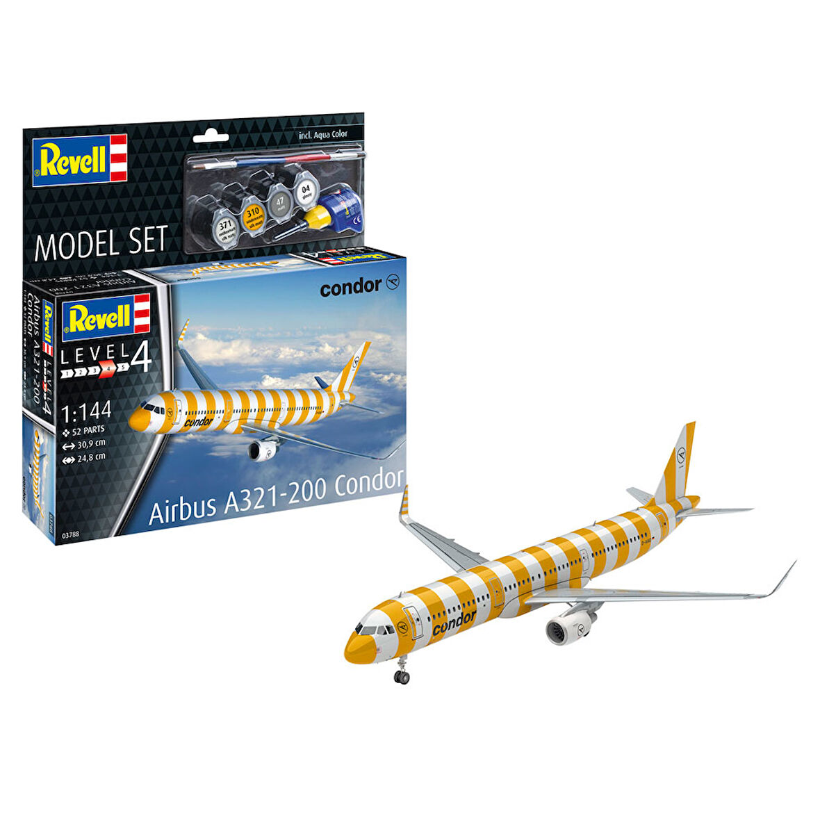 Revell Model Set Uçak Model Set Airbus A321-200 Condor 63788