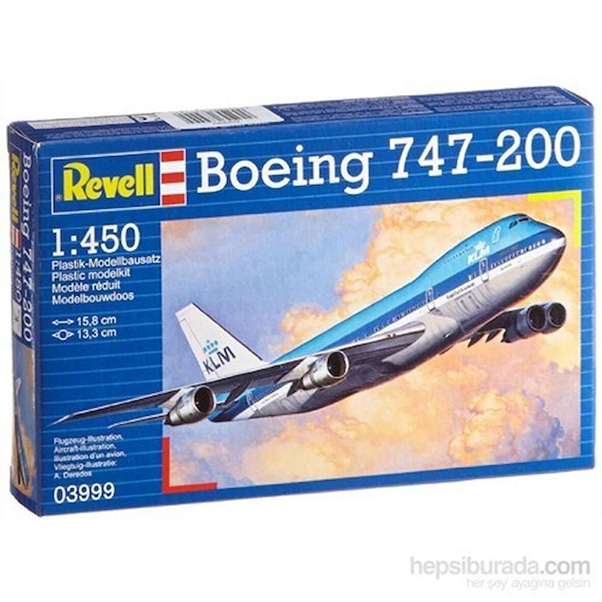 Revell Model Set Boeing 747-200-63999 (Plastik Maket)