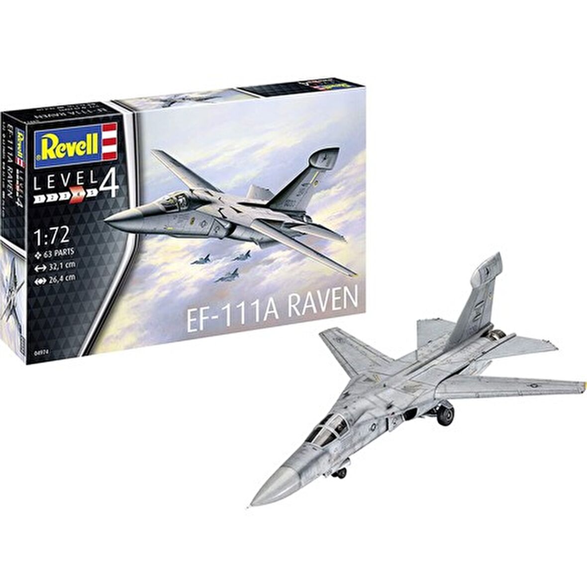 Revell Model EF-111A Raven 1:72 Plastik Maket